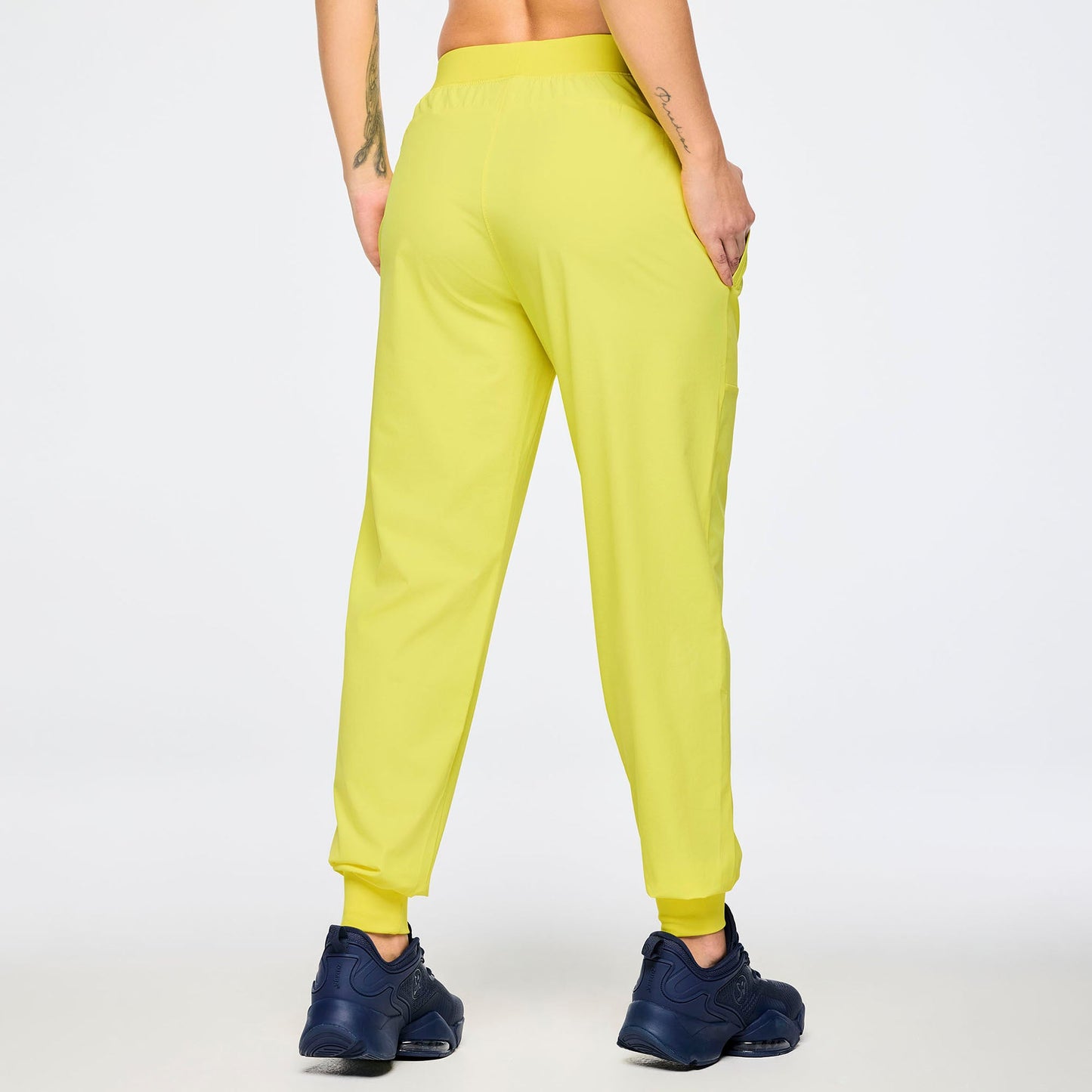 Zumba Out Loud Stretch Woven Slim Ankle Joggers
