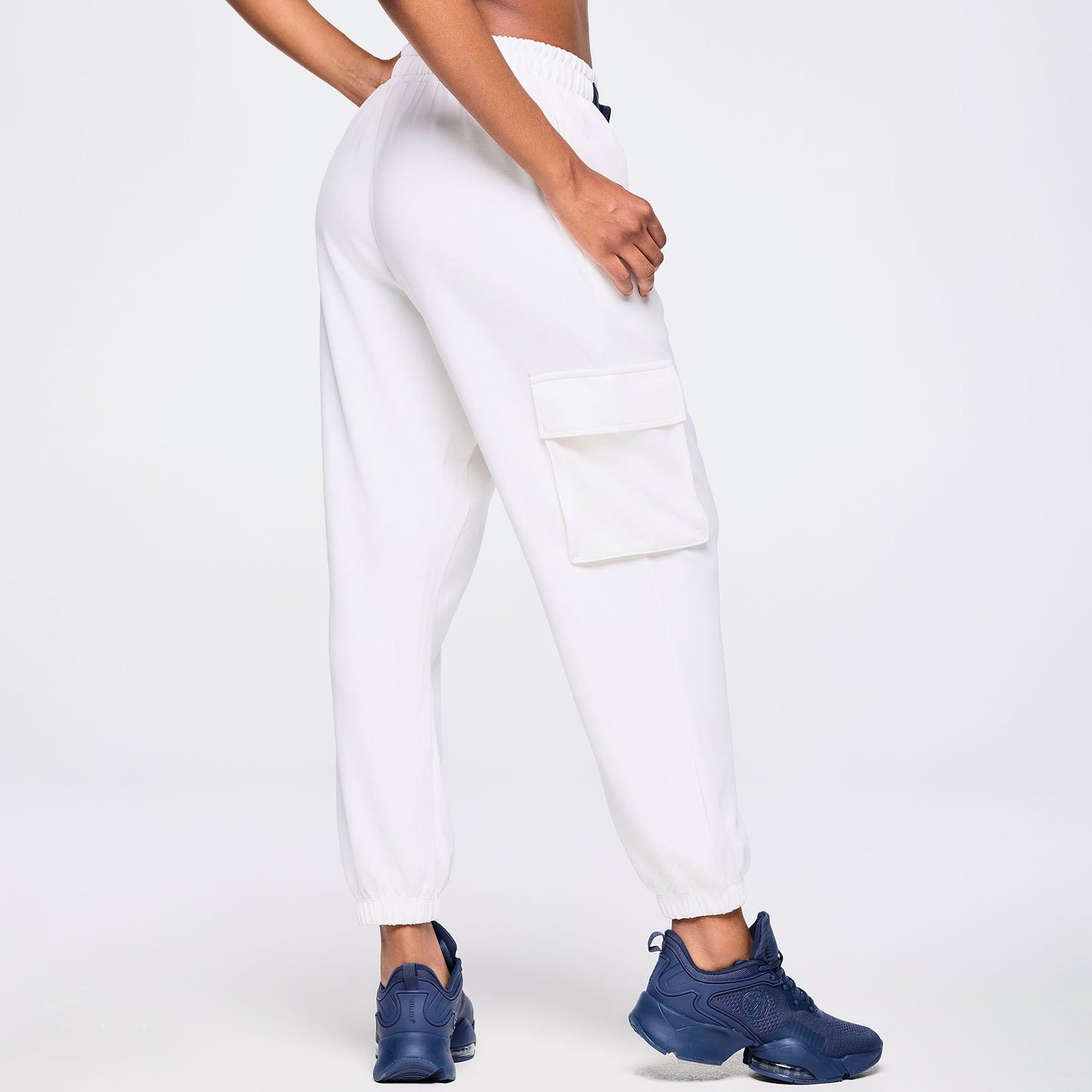 Zumba Out Loud Knit Slouch Cargo Pants With Belt