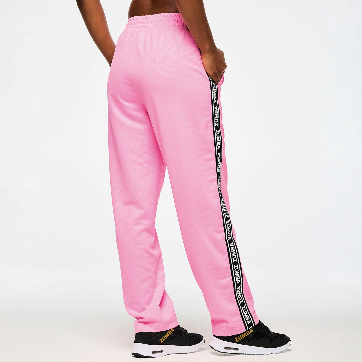 Victory Straight Leg Track Pants With Side Trim