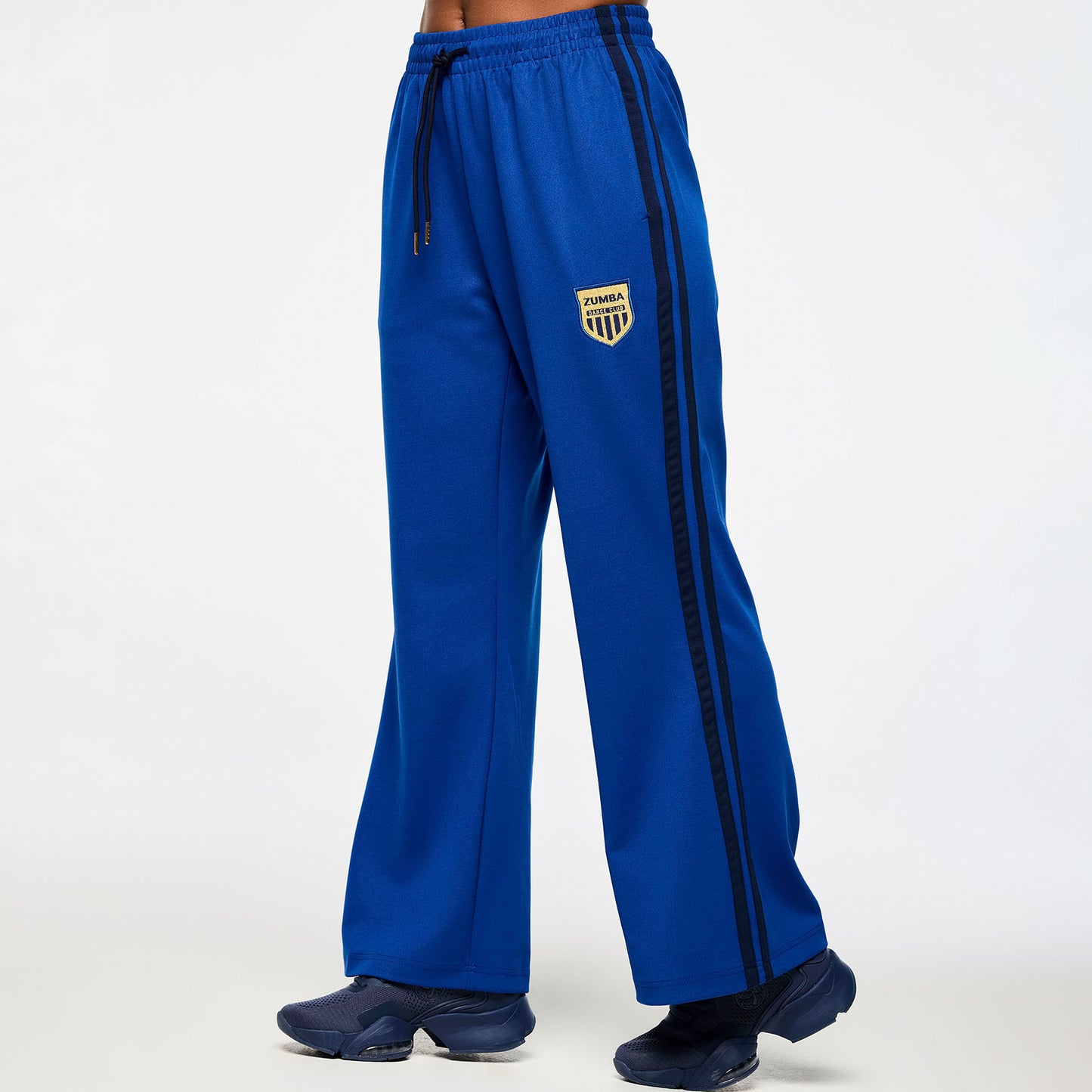 Victory Wide Leg Track Pants - Surfs Up Blue
