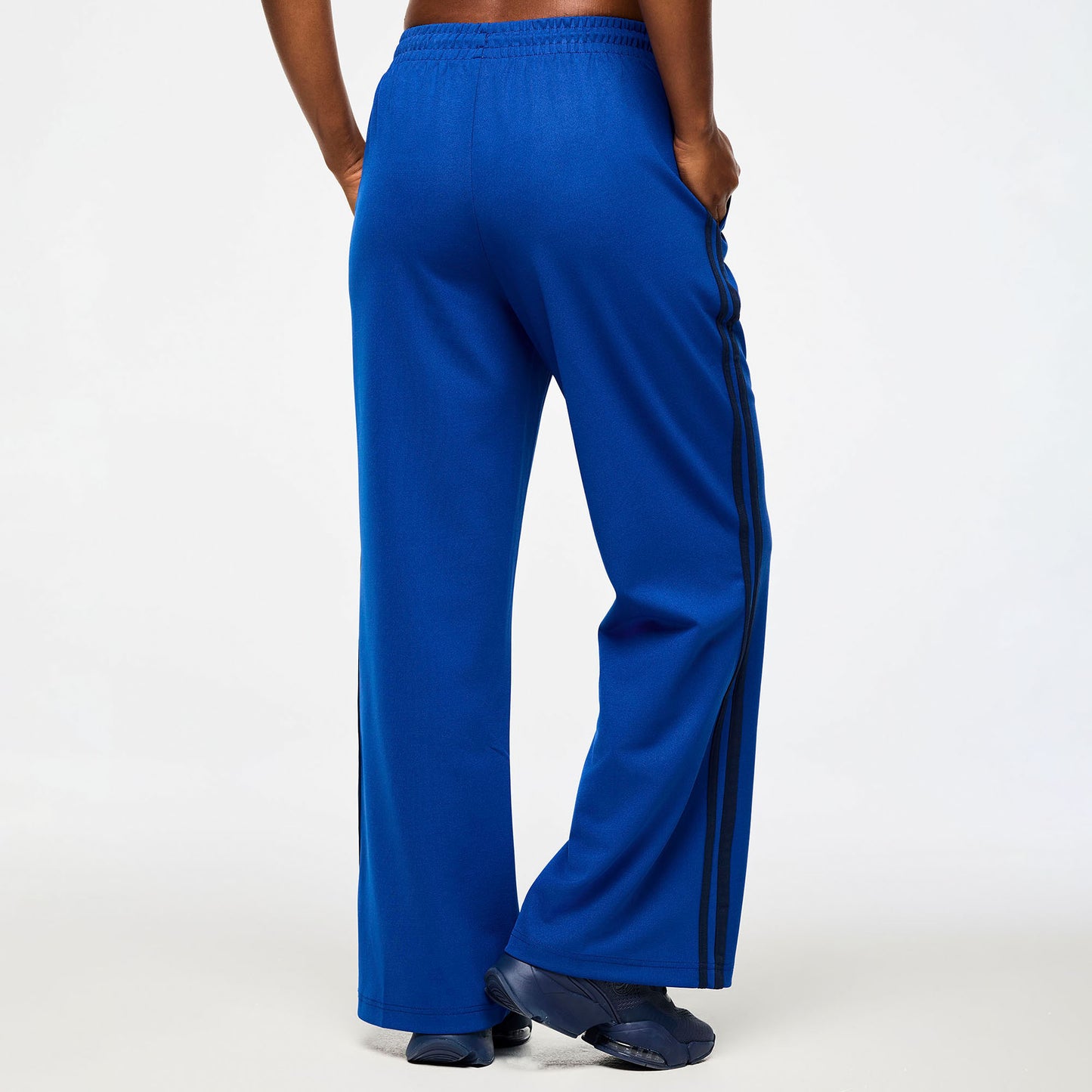 Victory Wide Leg Track Pants - Surfs Up Blue