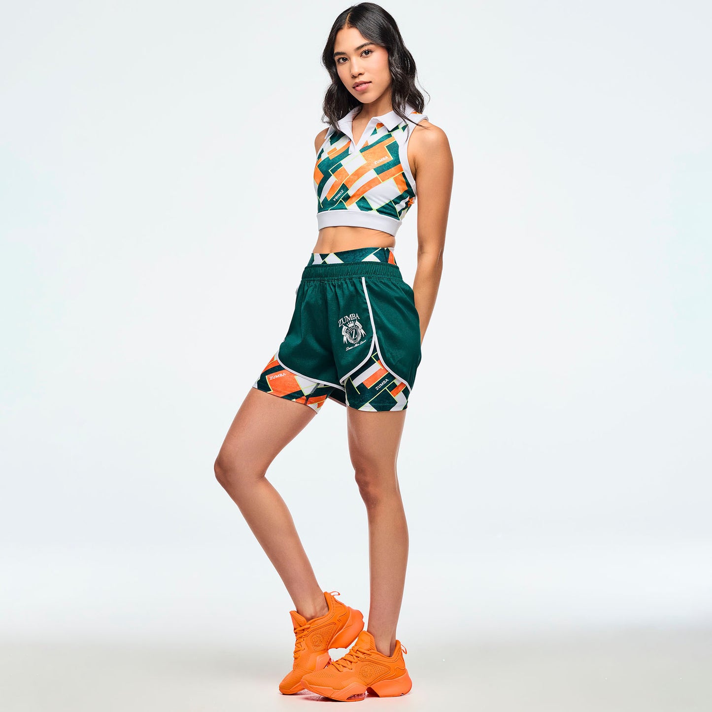 Class of 2001 Running Shorts - Teal Tango Z1B000652