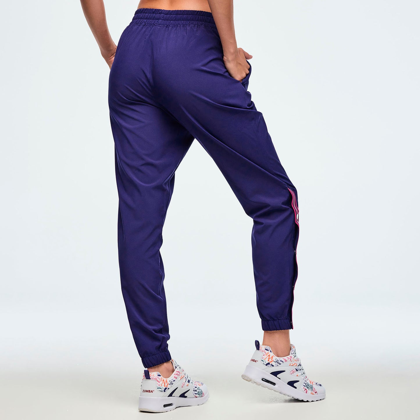 Class of 2001 Woven Track Pants With Side Snaps Z1B000660