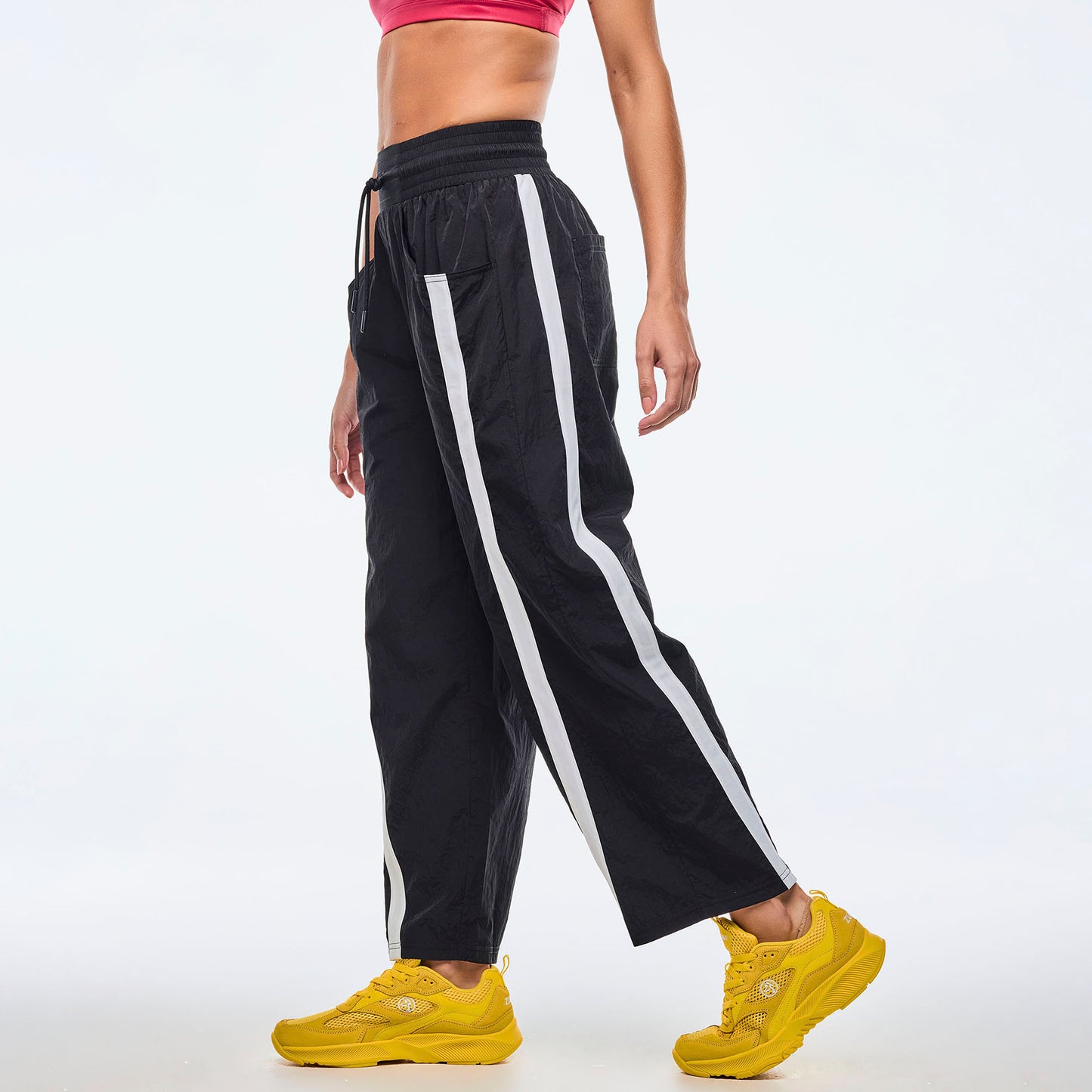Apres Zumba High Rise Crop Track Pants