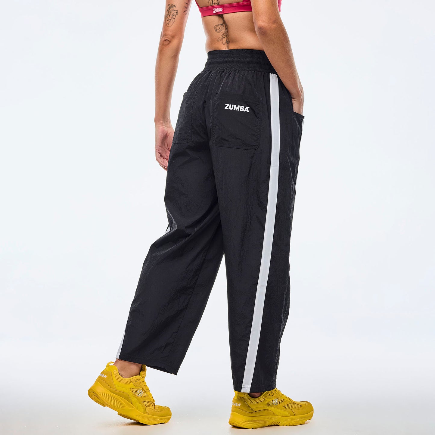 Apres Zumba High Rise Crop Track Pants