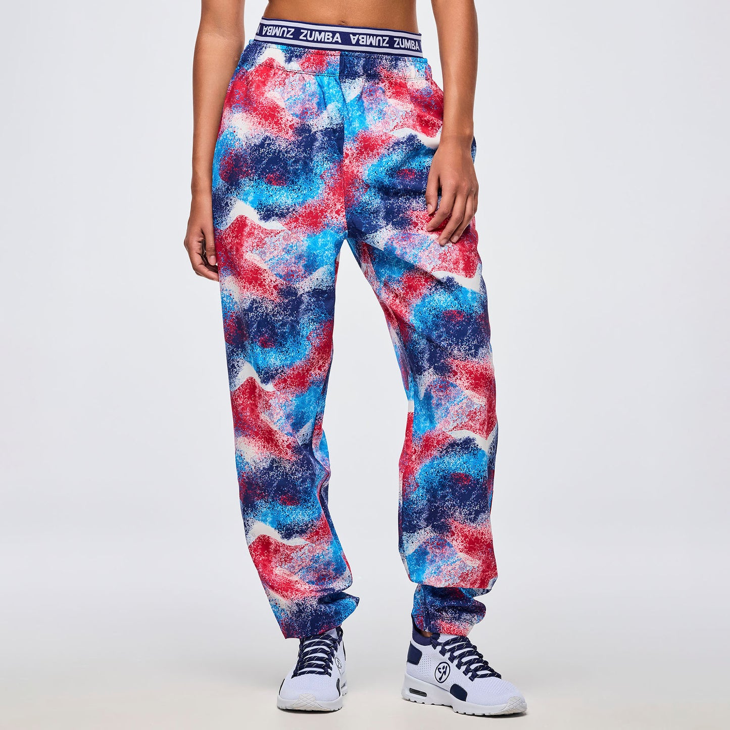 Apres Zumba Double Waisted Slouch Woven Pants