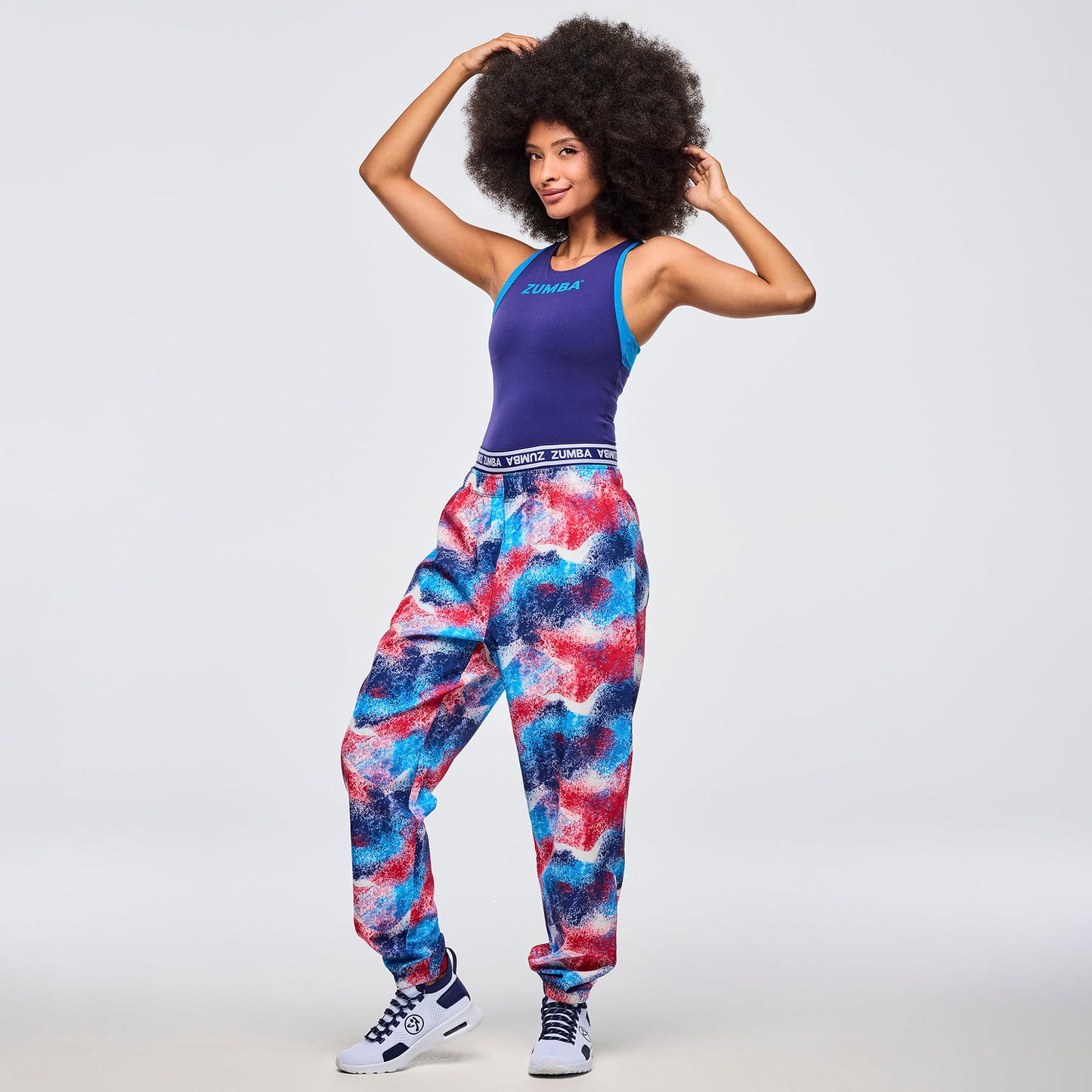 Apres Zumba Double Waisted Slouch Woven Pants