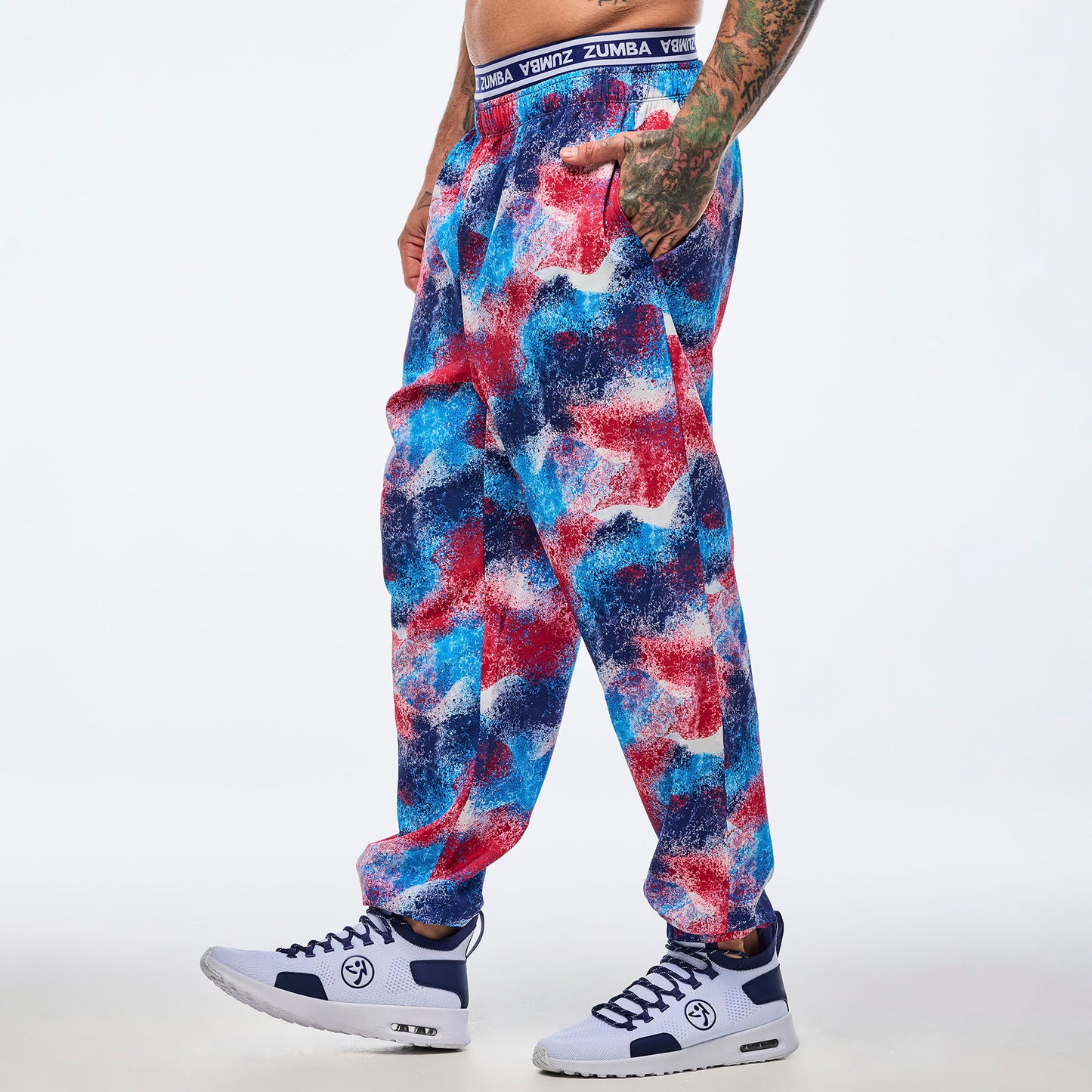 Apres Zumba Double Waisted Slouch Woven Pants