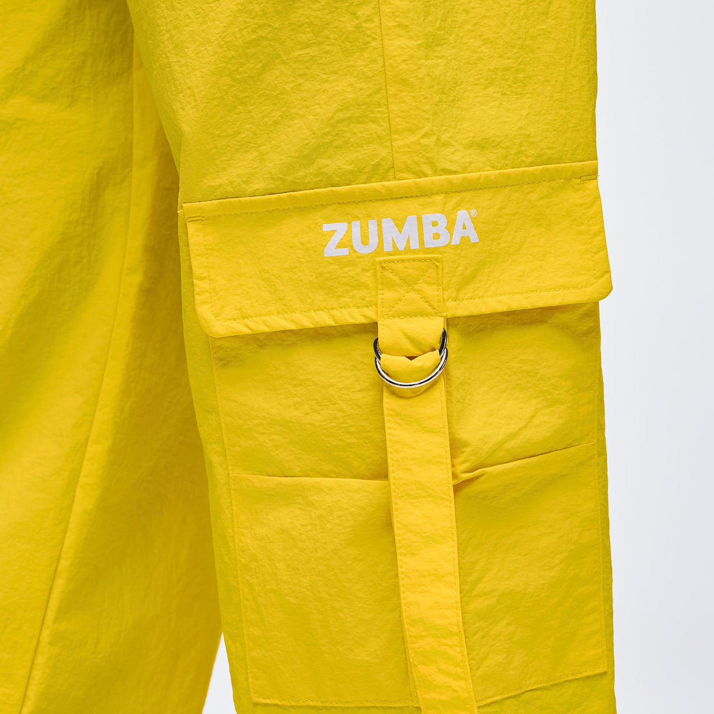 Apres Zumba High Rise Cargo Pants With Tassels