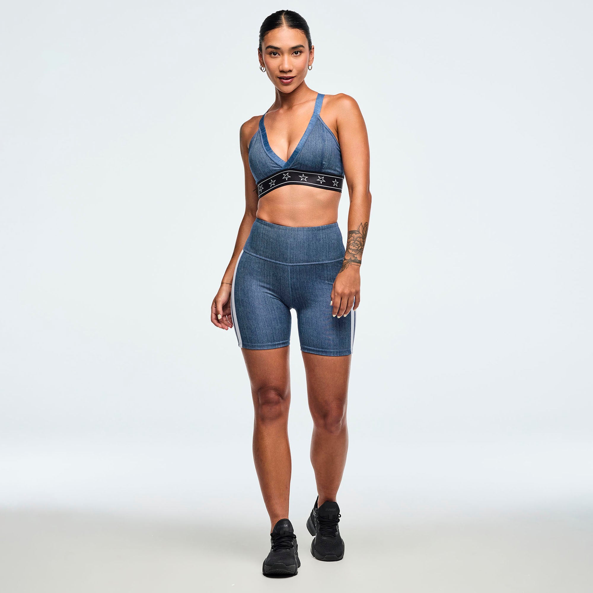 ZW High Waisted Biker Shorts Z1B000691 – Zumba Wear Singapore