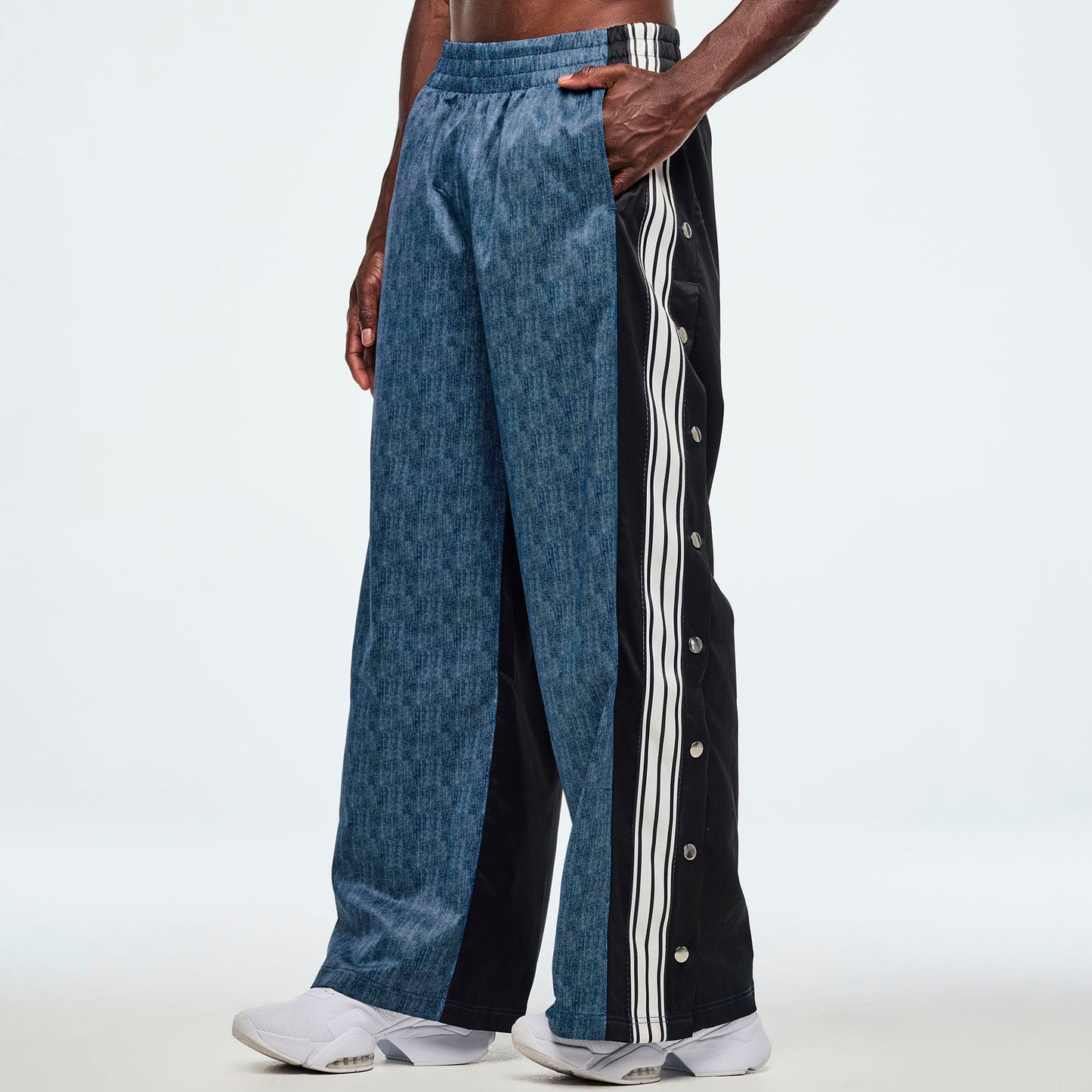 ZW Wide Leg Pants With Side Snap Placket Z1B000694