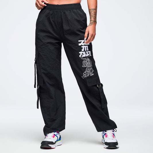 Eastern Flavor High Rise Cargo Pants With Tassels Z1B000707