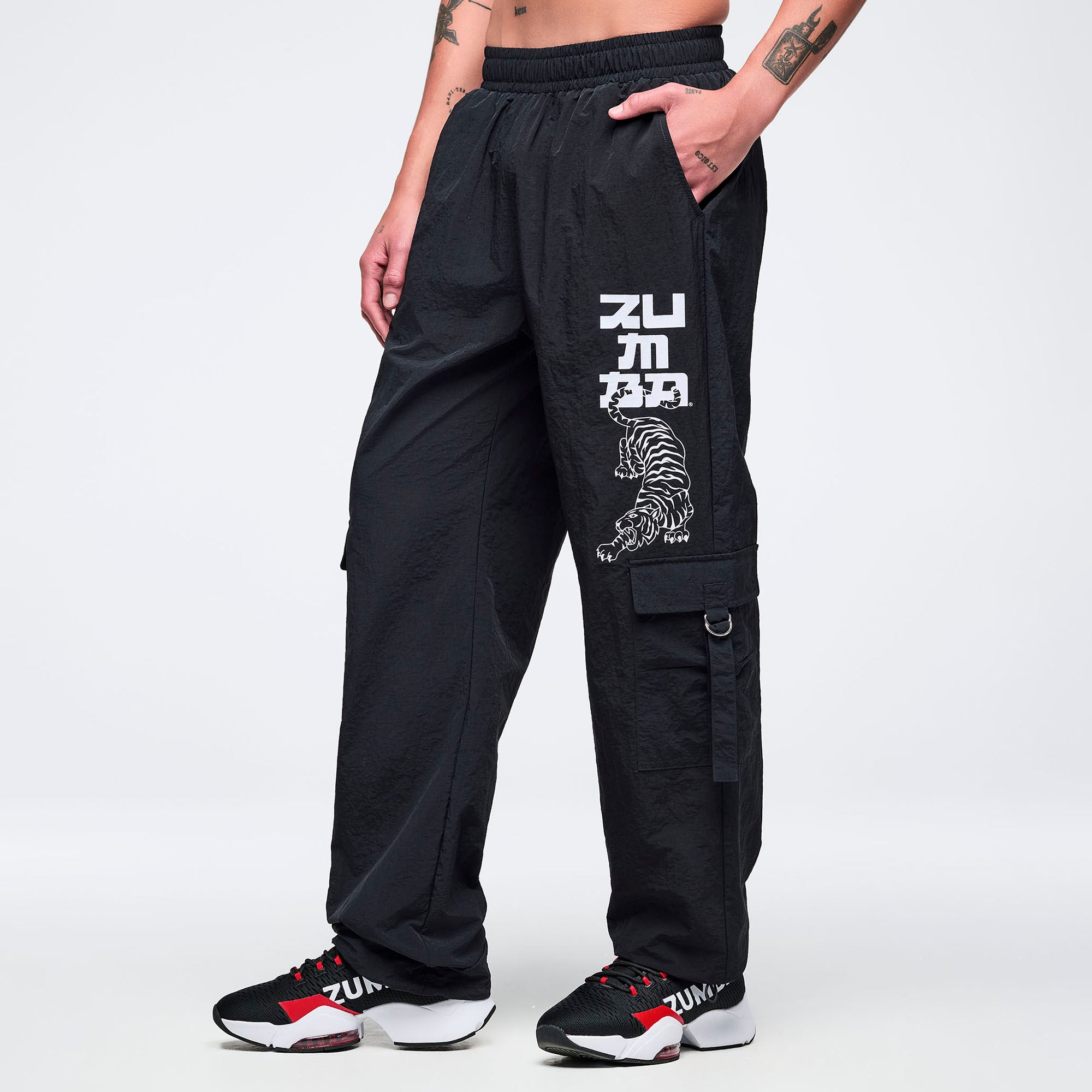 パンツ Eastern Flavor High Rise Cargo Pants Eastern Flavor Collection – Zumba Wear Singapore