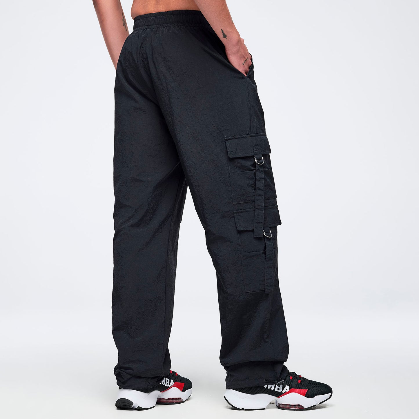Eastern Flavor High Rise Cargo Pants With Tassels Z1B000707