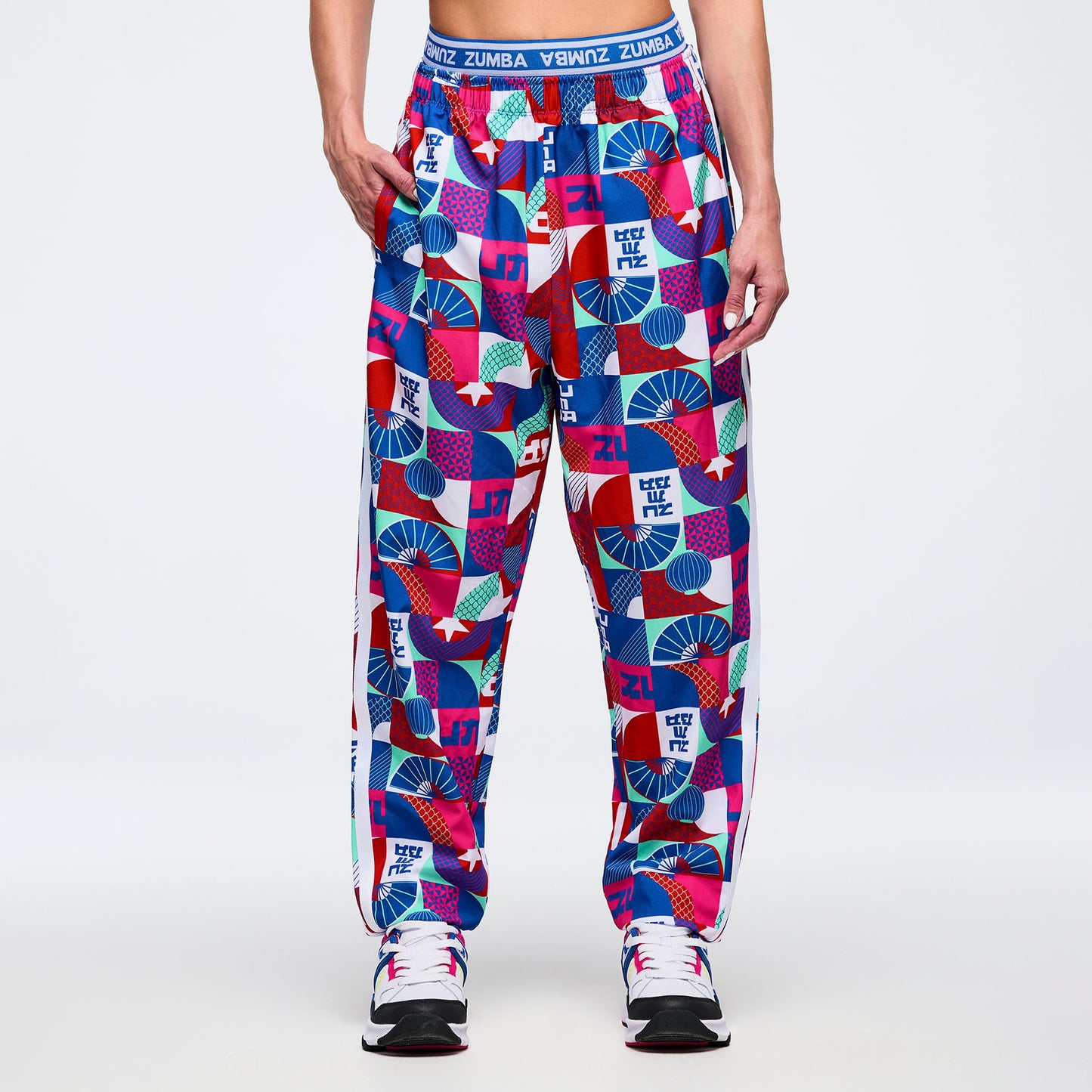 Eastern Flavor Double Waisted Slouch Woven Pants Z1B000714