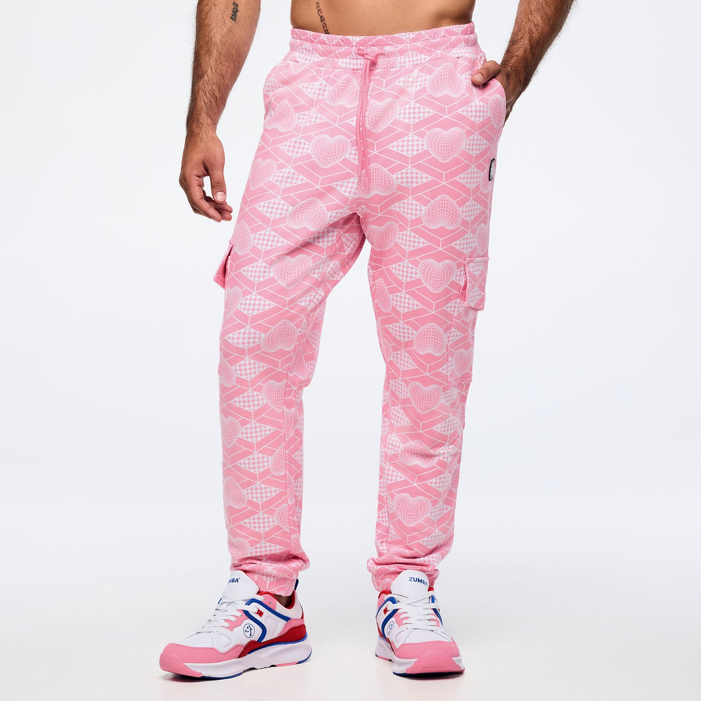 Zumba Amour High Waisted Knit Cargo Pants Z1B000722