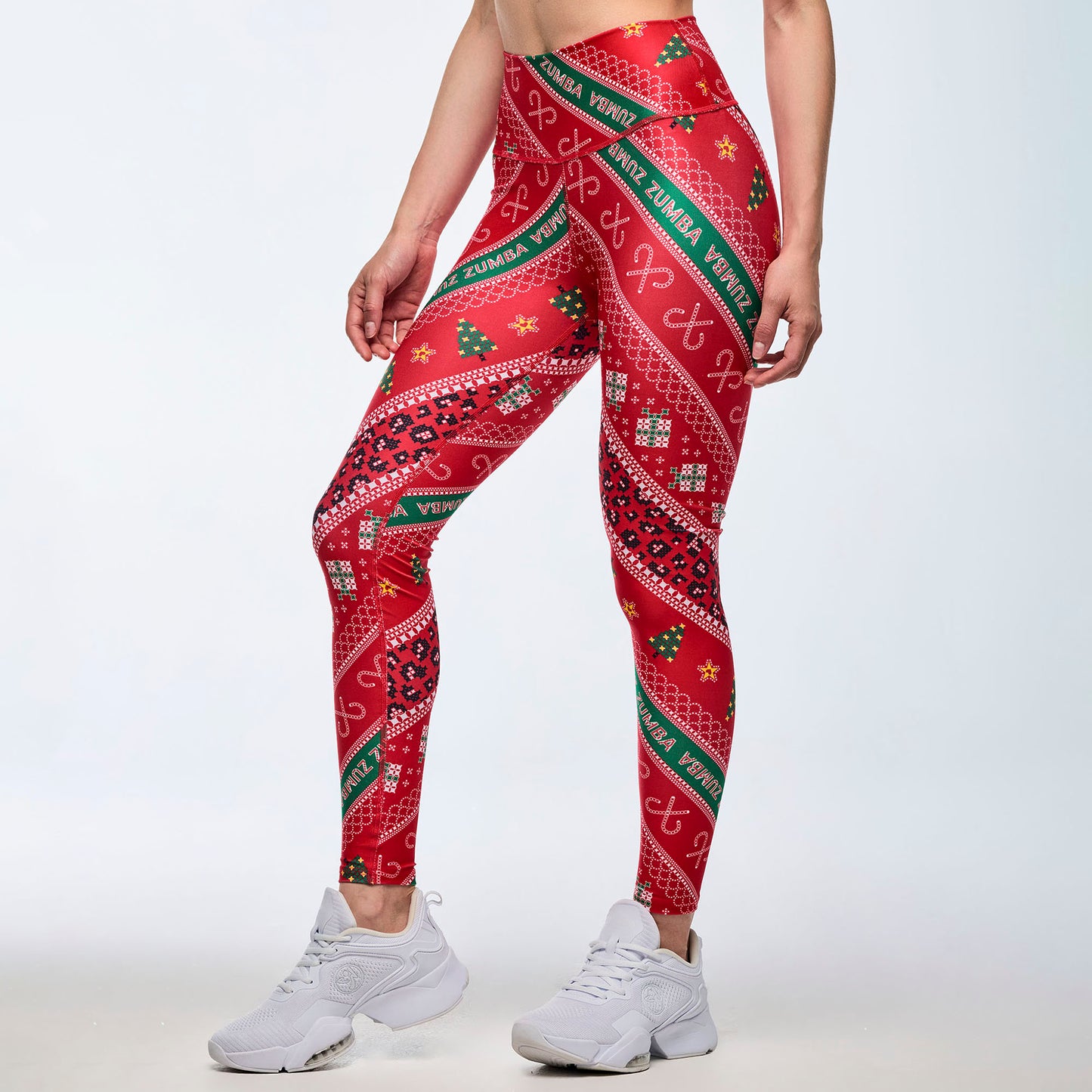 Zumba Holiday High Waisted Ankle Leggings Z1B000726