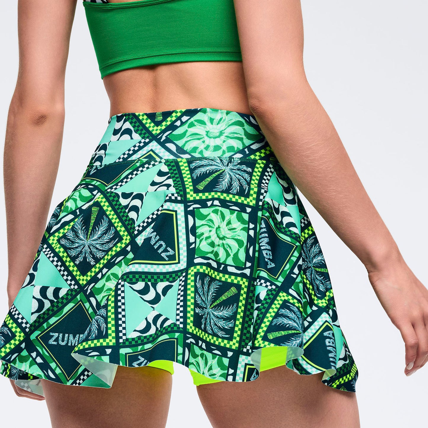 Latin Movement Crossover Waistband Skort Z1B000731