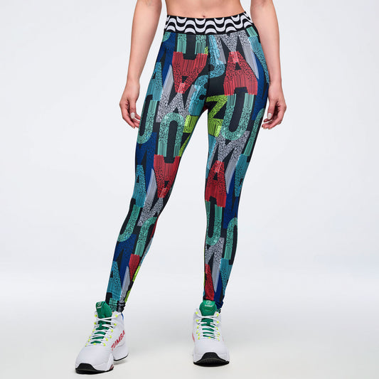 Latin Movement Magic High Rise Ankle Leggings Z1B000735