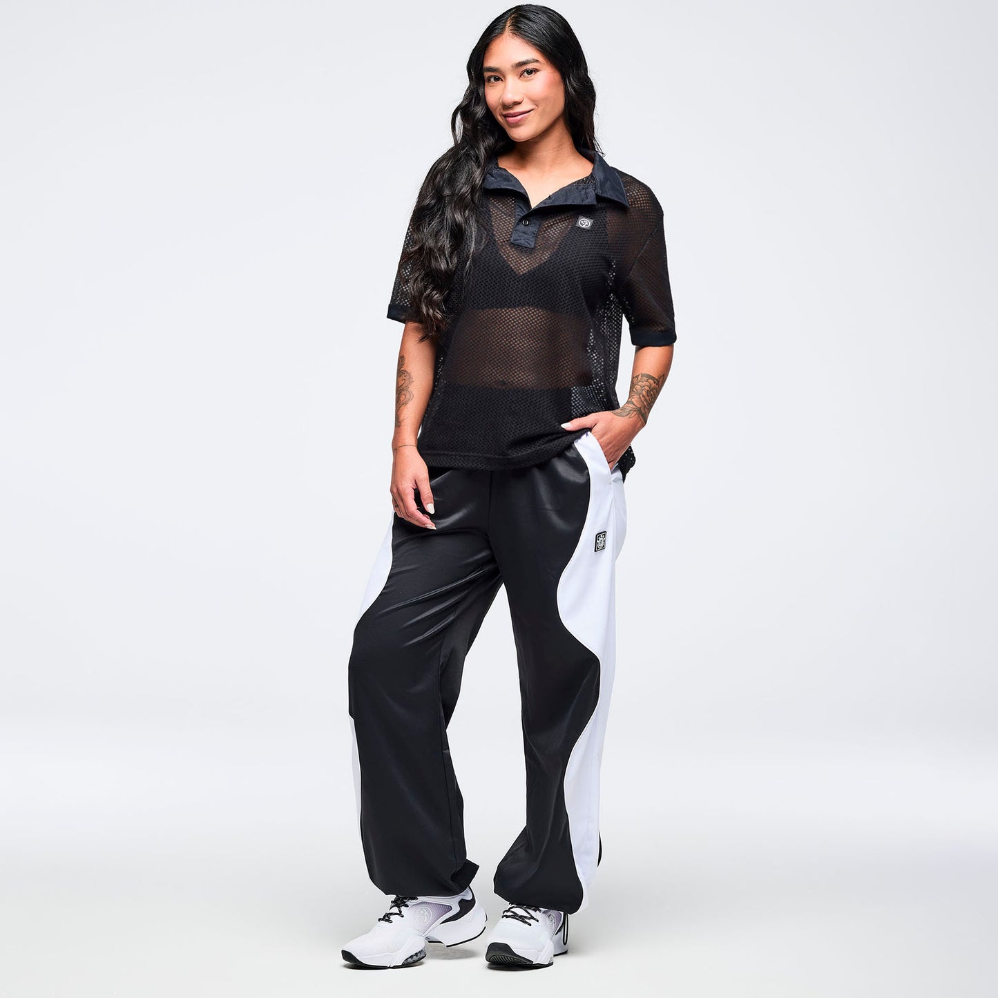 Zumba Basic Wavy Pants -Bold Black Z1B000744