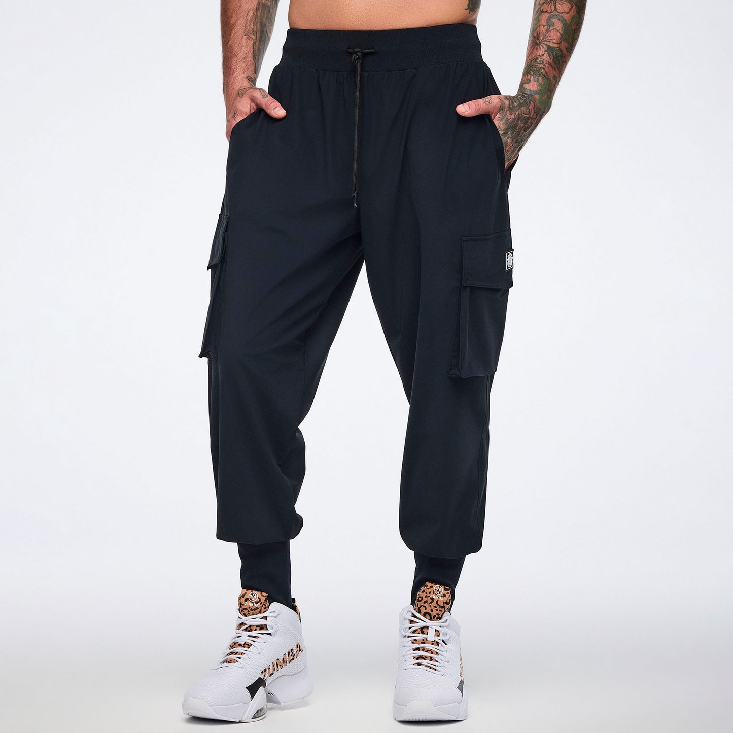 Wildbeat Woven Cargo Joggers With High Cuff Z1B000758