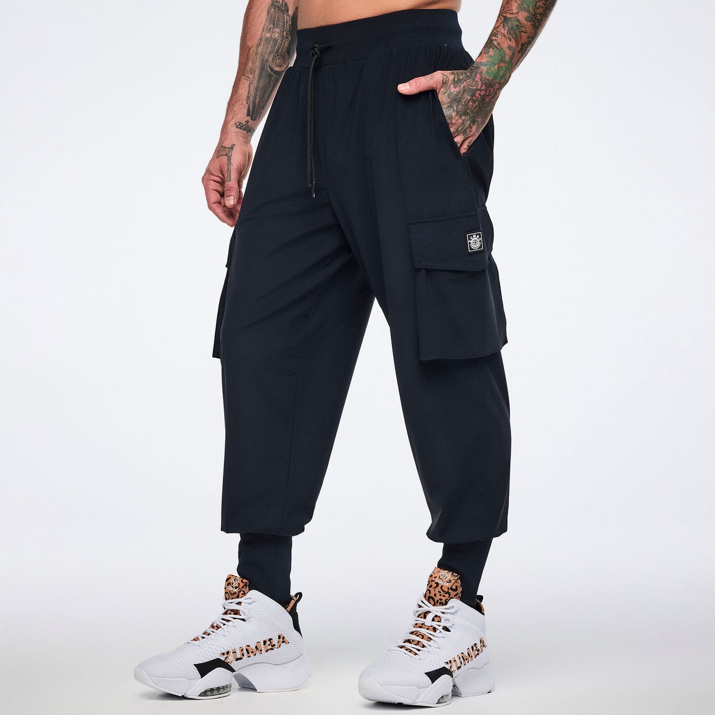 Wildbeat Woven Cargo Joggers With High Cuff Z1B000758