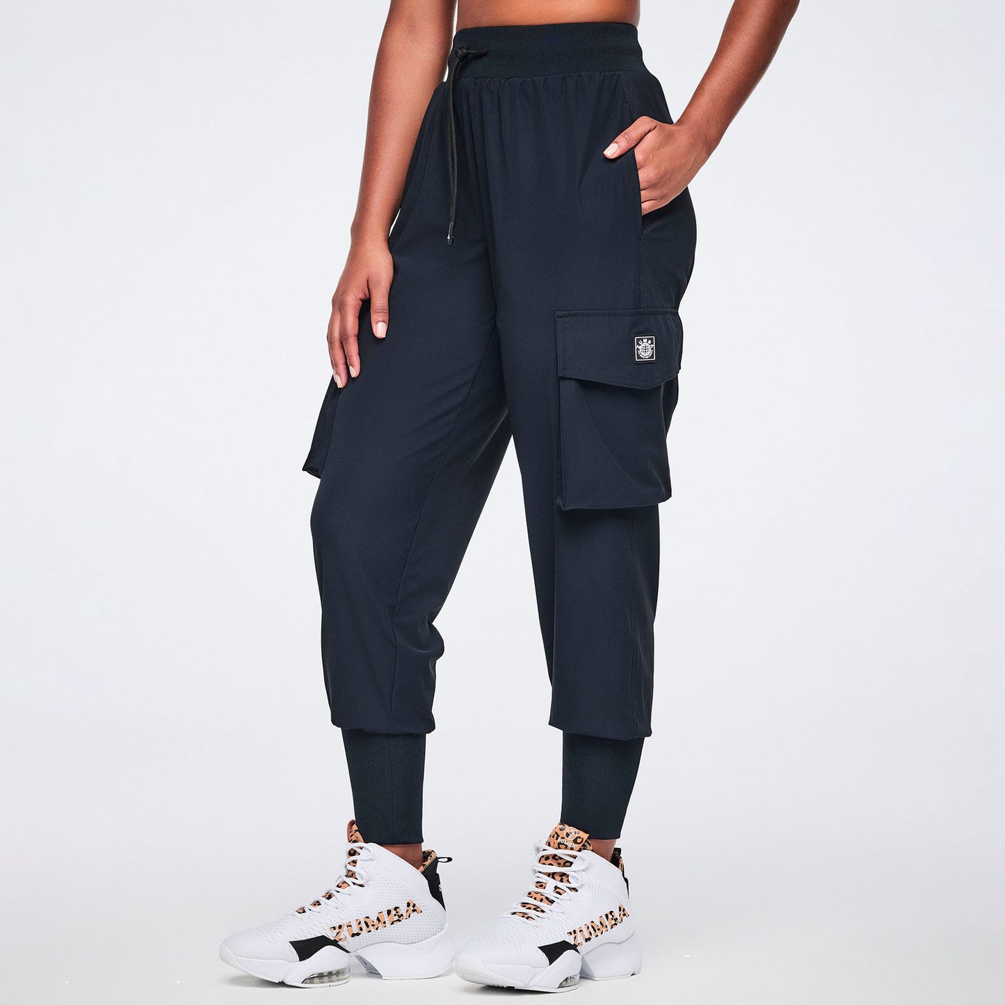 Wildbeat Woven Cargo Joggers With High Cuff Z1B000758
