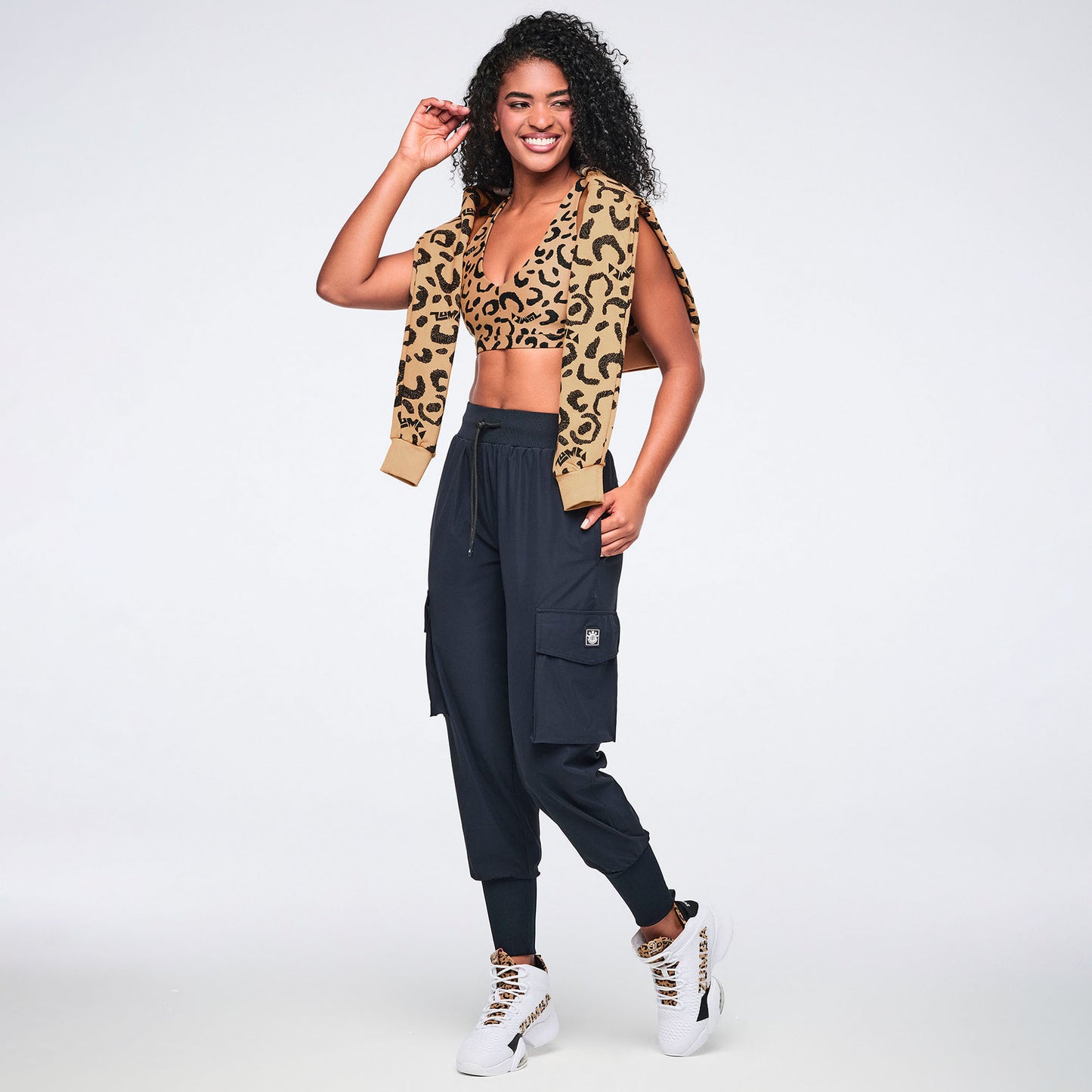 Wildbeat Woven Cargo Joggers With High Cuff Z1B000758