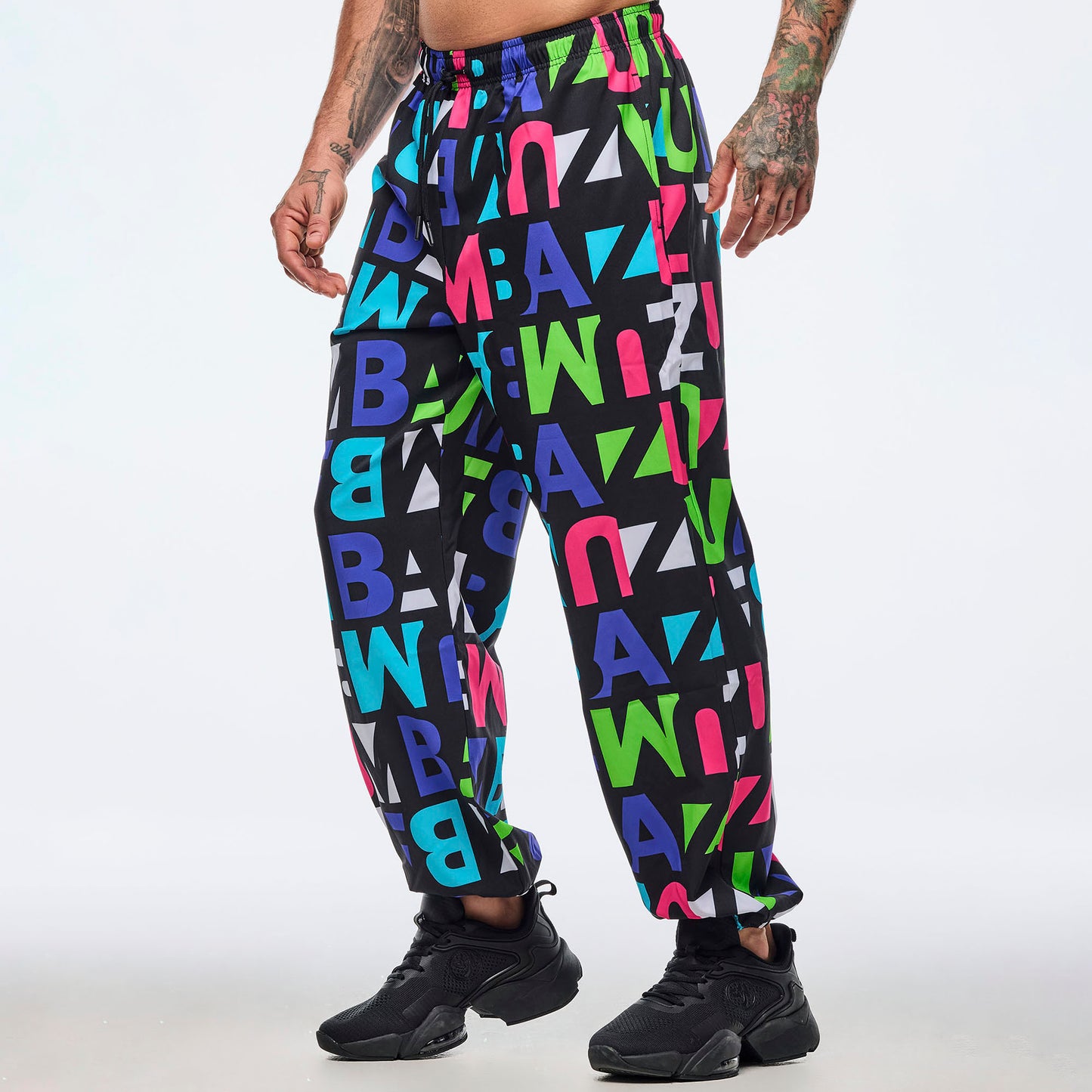 Neon Baggy Woven Pants