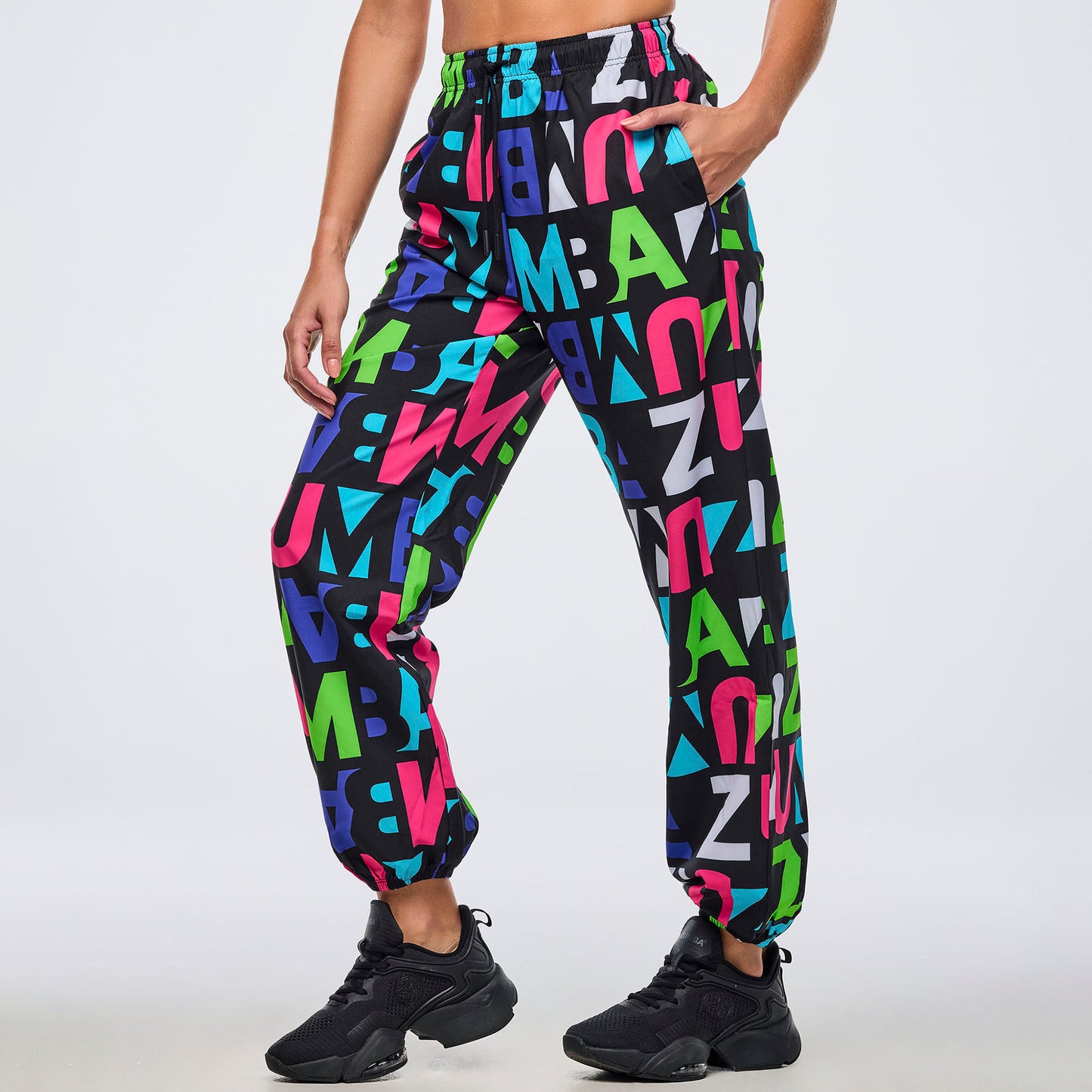 Neon Baggy Woven Pants