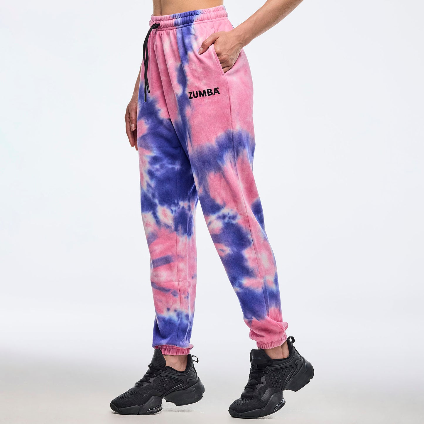 Neon Baggy Sweatpants - Pink/Purple