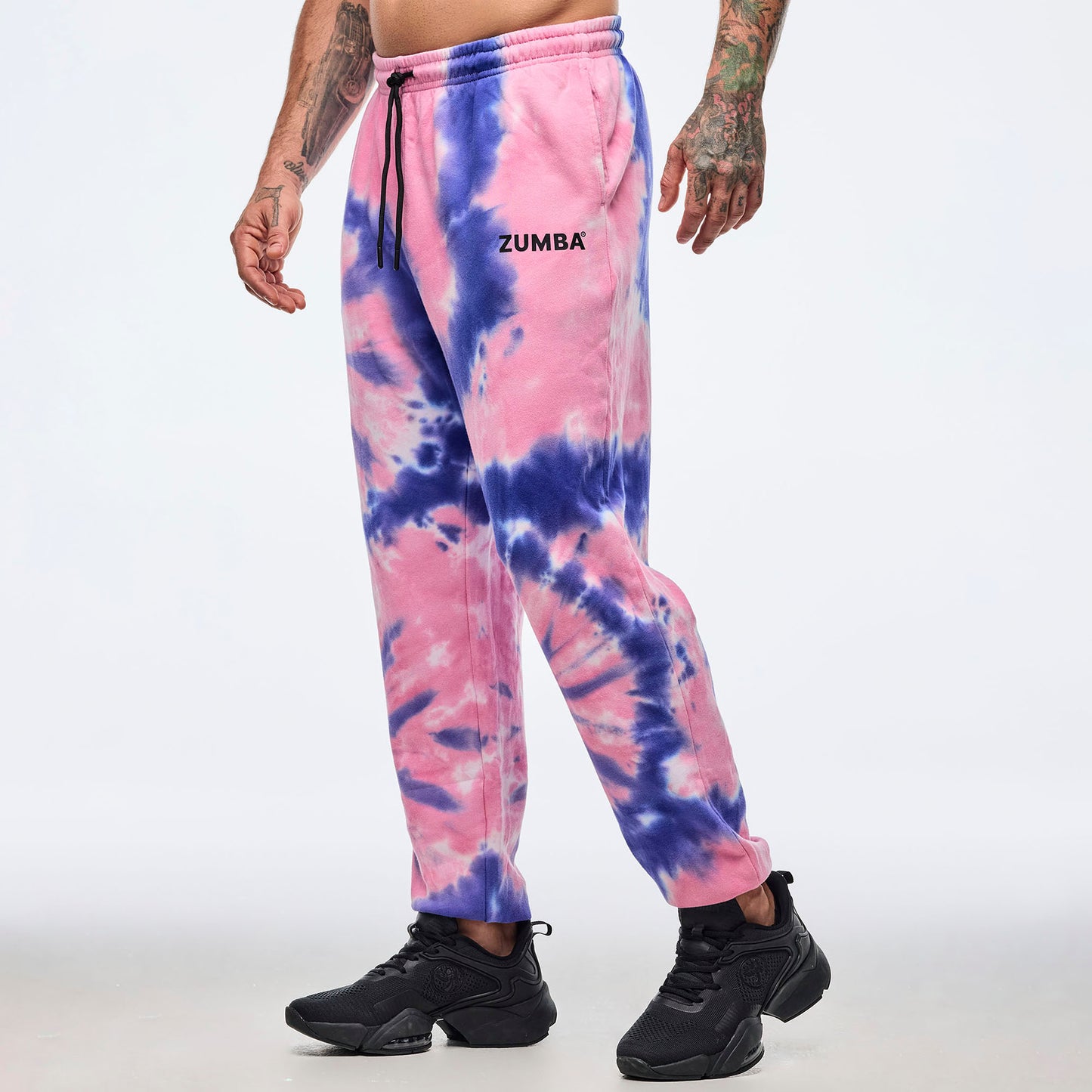 Neon Baggy Sweatpants - Pink/Purple