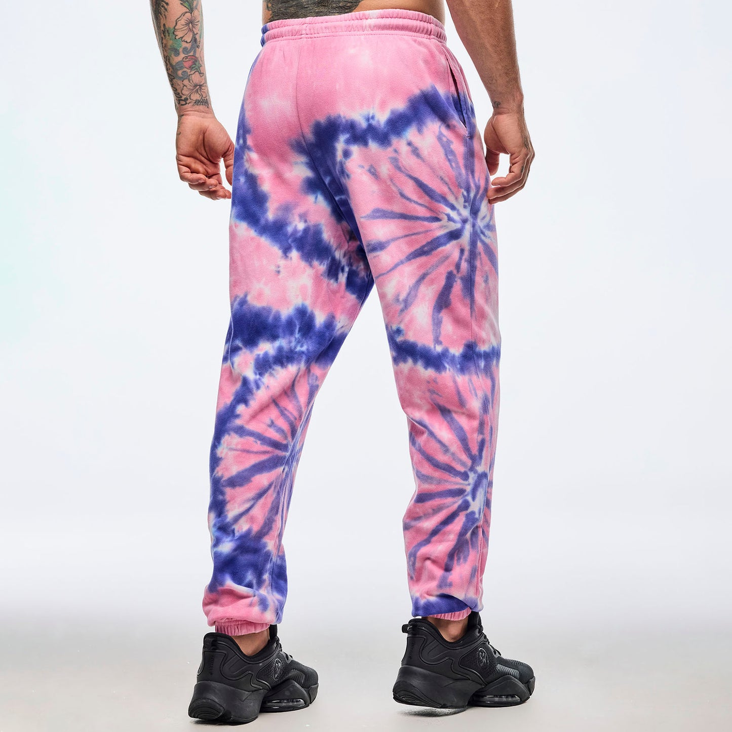Neon Baggy Sweatpants - Pink/Purple