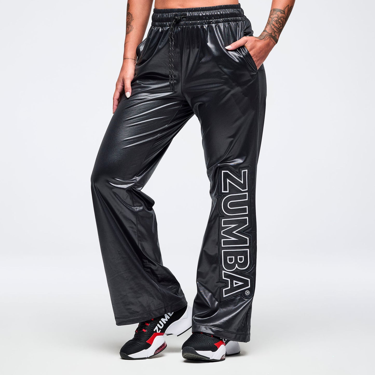 Eastern Flavor Wide Leg Track Pants Z1B000787