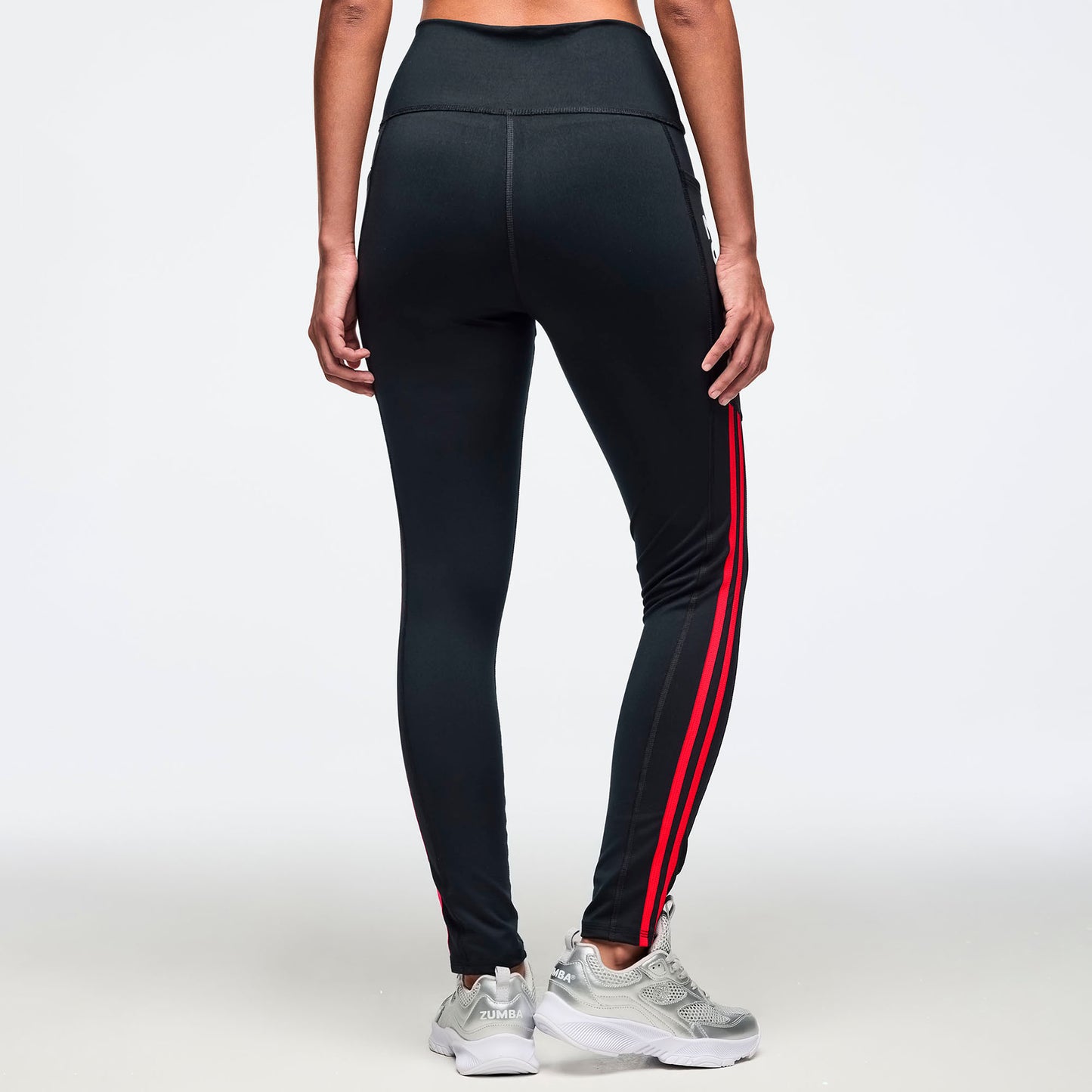 Zumba 25 High Rise Ankle Leggings - Bold Black Z1B000815
