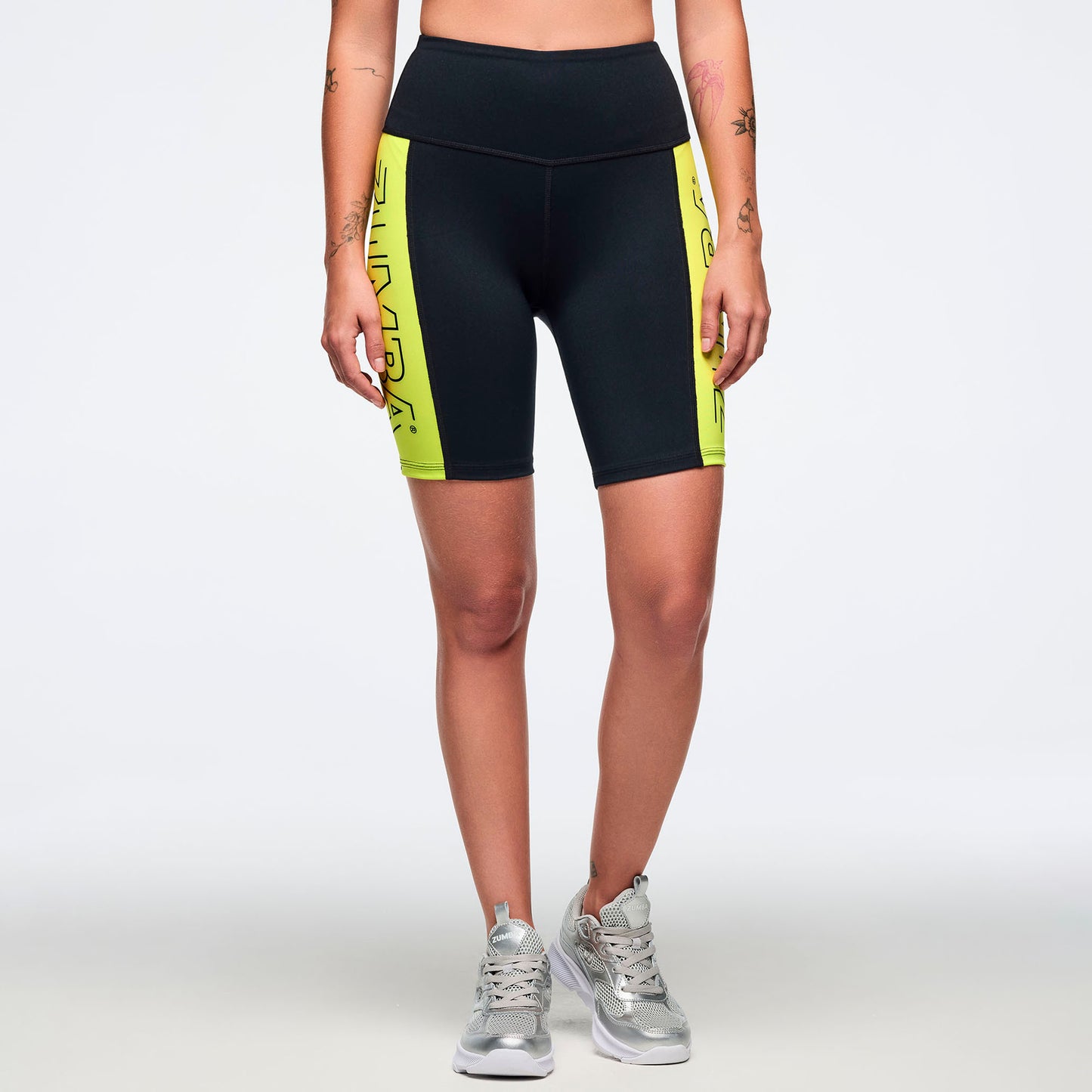 Zumba 25 High Waisted Biker Shorts Z1B000818