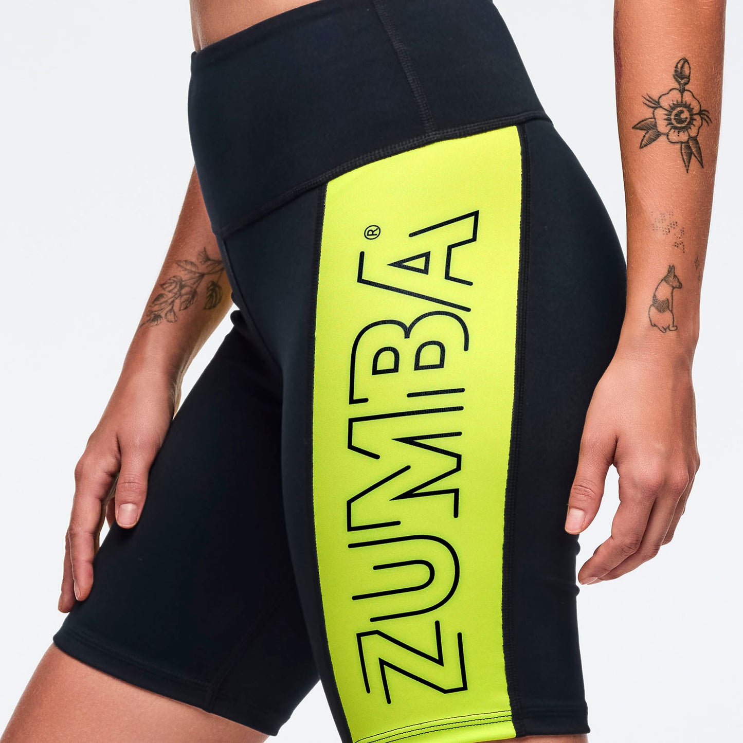 Zumba 25 High Waisted Biker Shorts Z1B000818