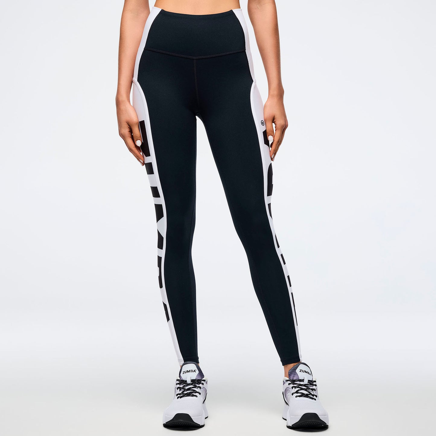 Zumba Basic High Waisted Ankle Leggings With Inserts Z1B000822