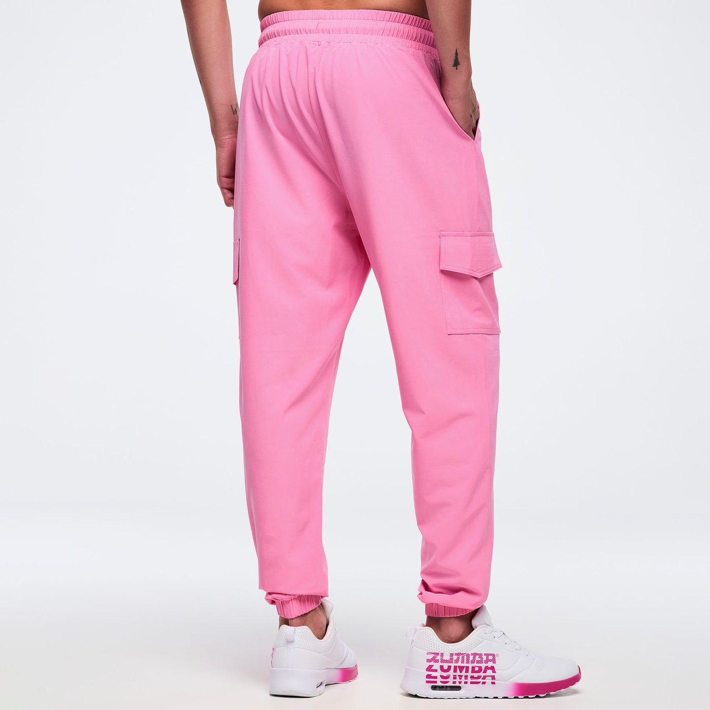 Pastel Woven Cargo Pants