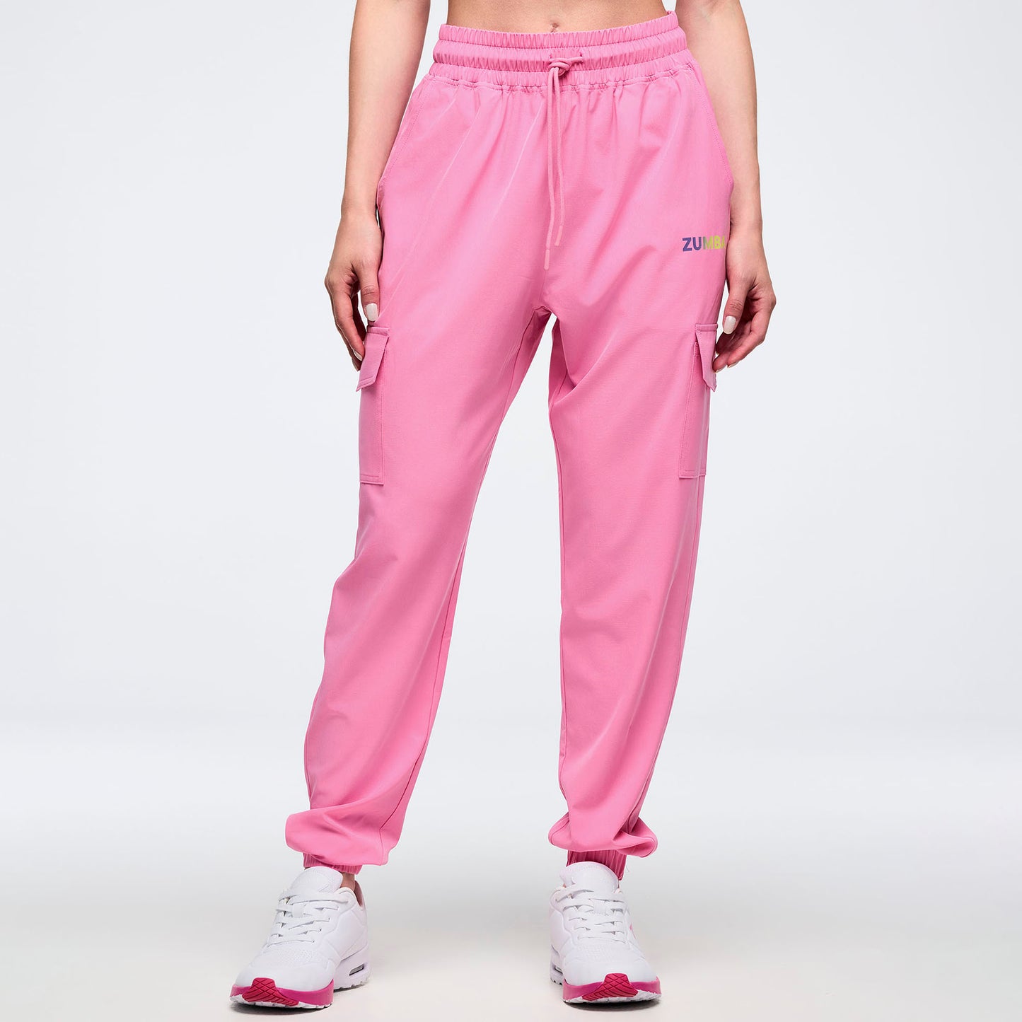 Pastel Woven Cargo Pants