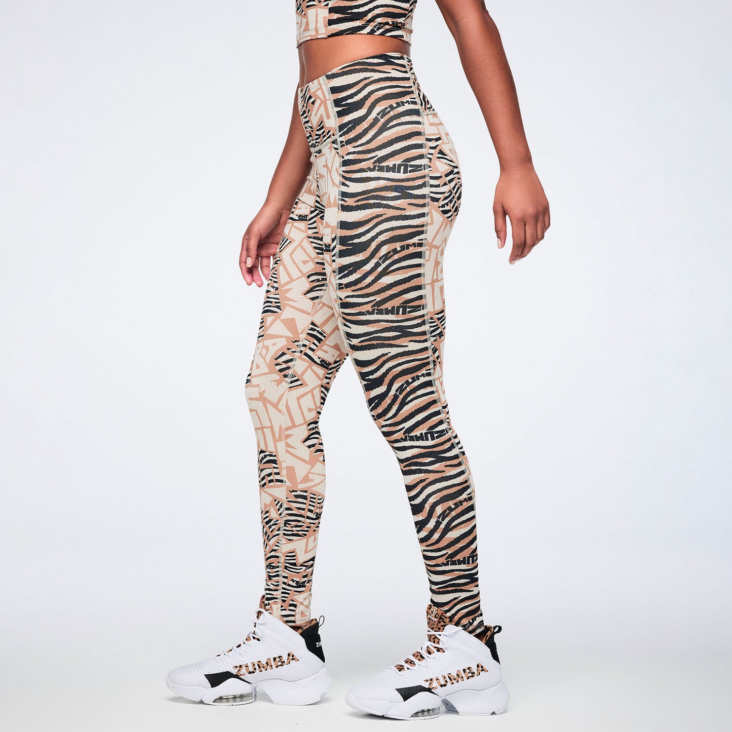 Wildbeat Magic High Waisted Ankle Leggings With Side Panel Z1B000851