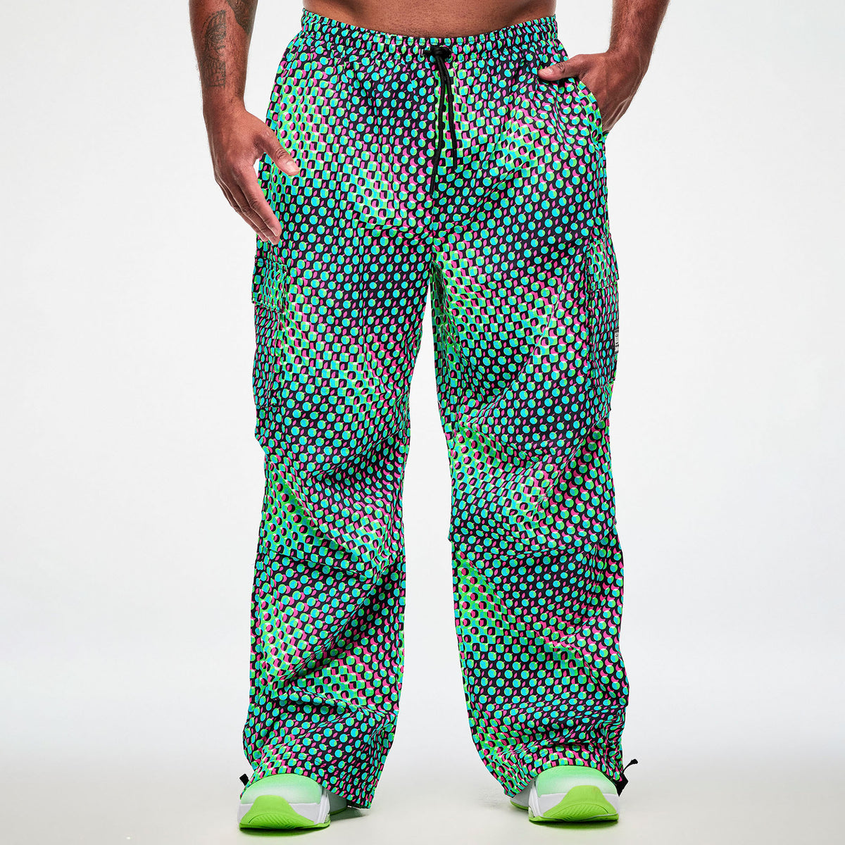 Electric Feel Woven Oversized Cargo Pant