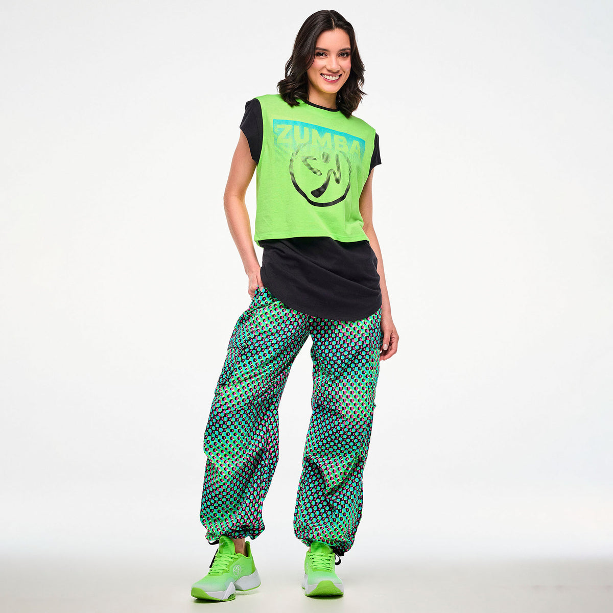 Electric Feel Woven Oversized Cargo Pant