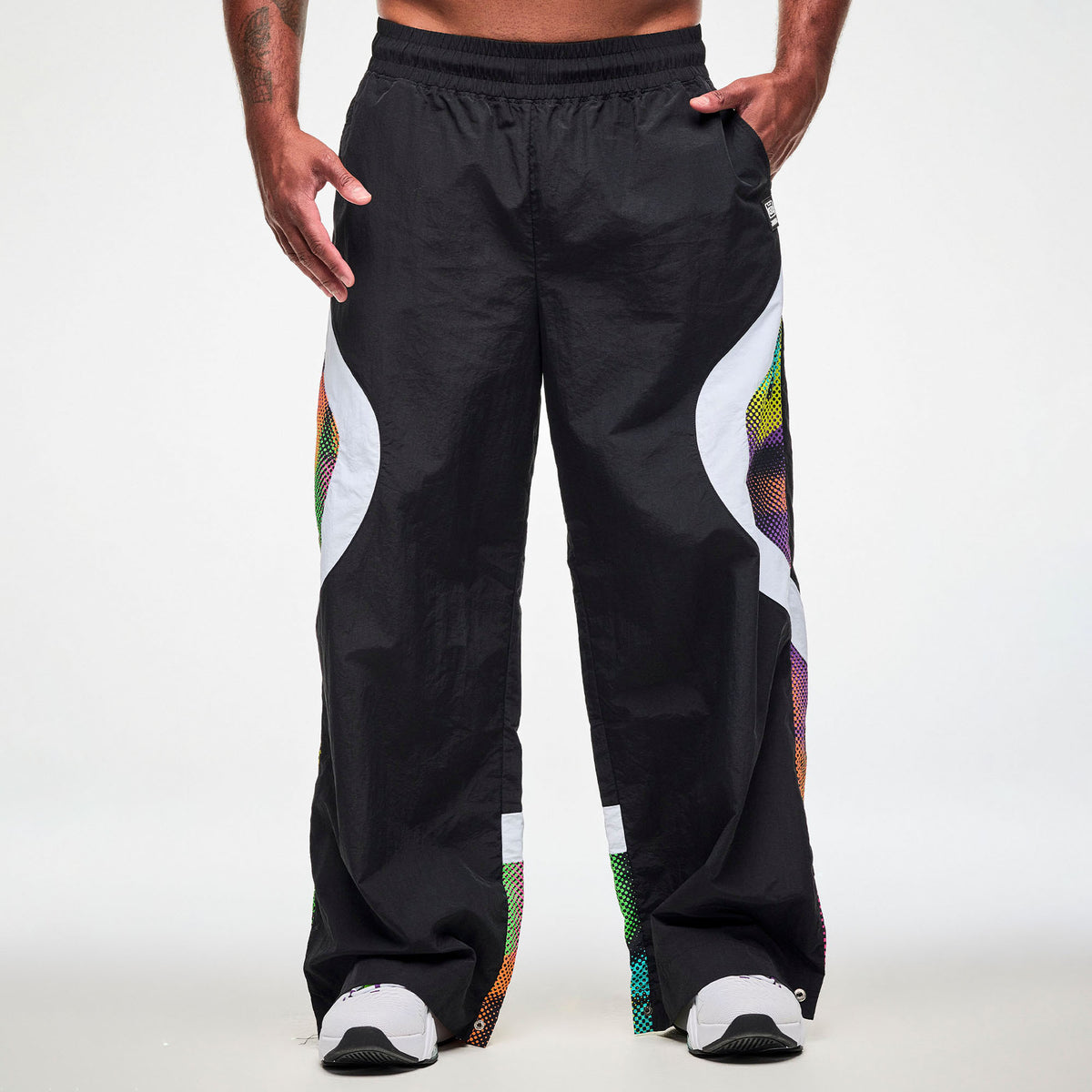 Electric Feel Wide Leg Track Pants
