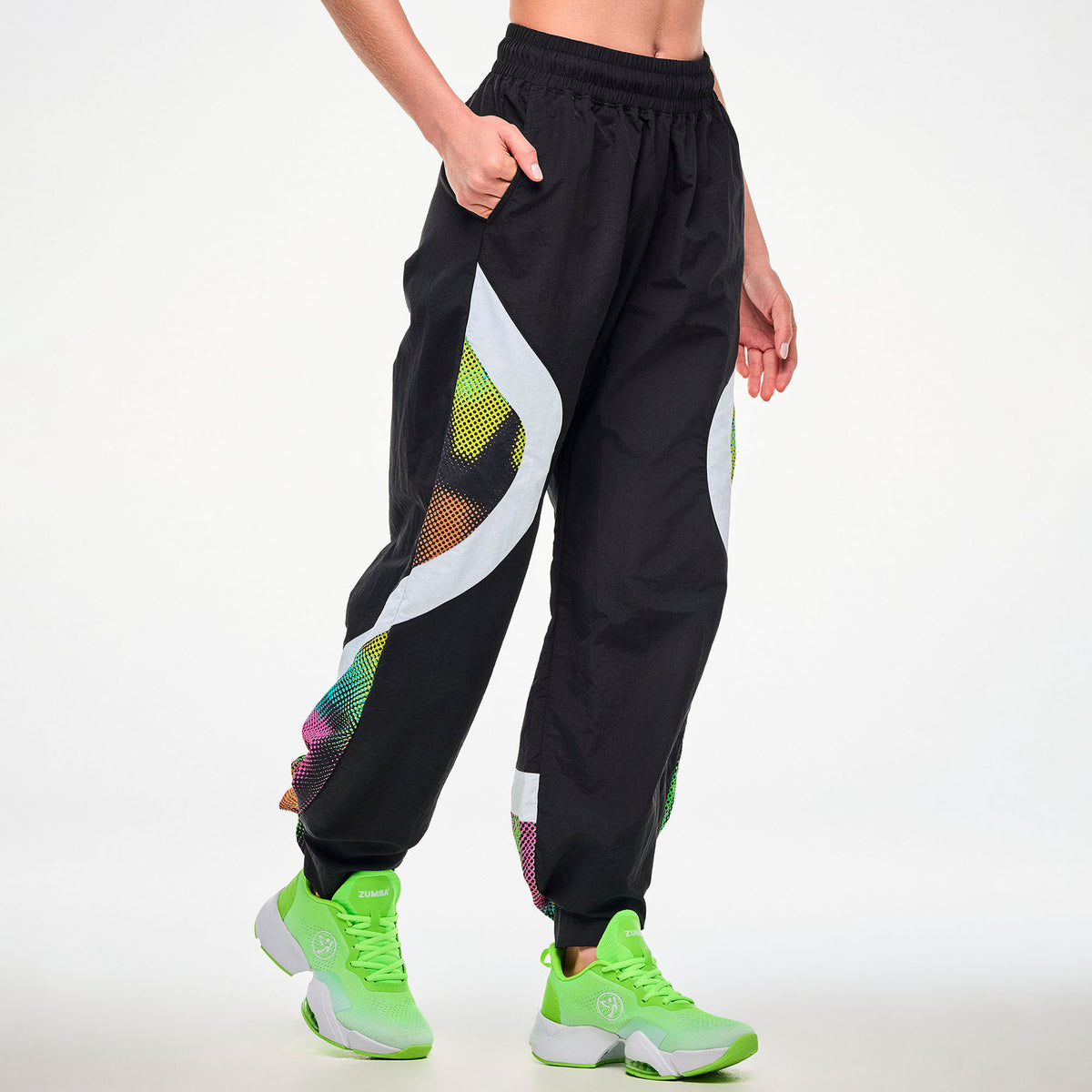 Electric Feel Wide Leg Track Pants