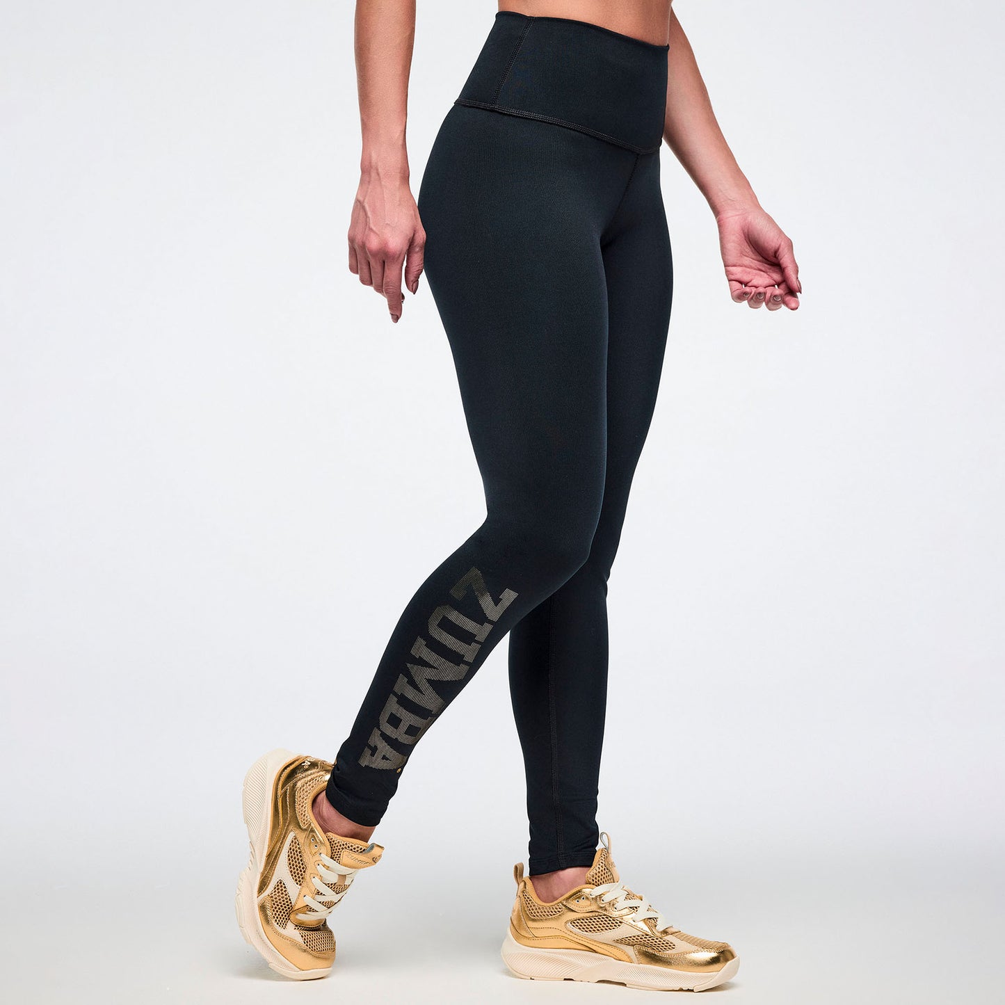 Worldwide High Waisted Ankle Legging - Black Z1B000877