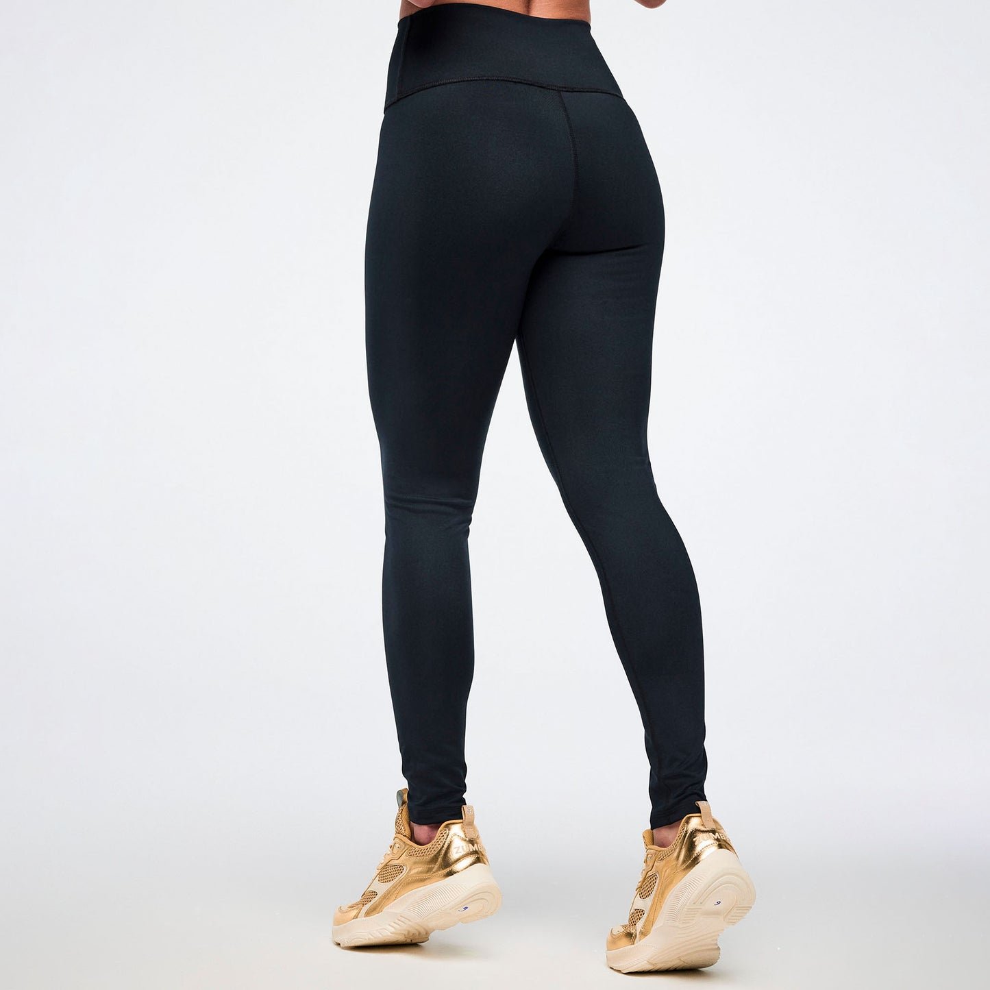 Worldwide High Waisted Ankle Legging - Black Z1B000877