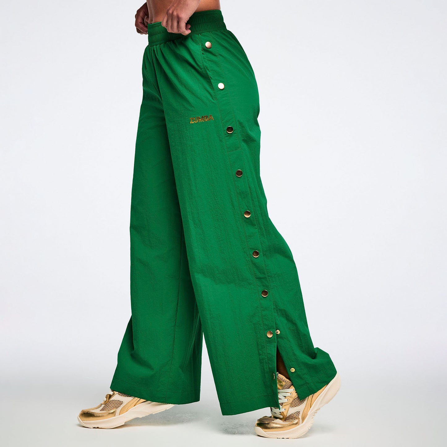 Worldwide Wide Leg Pants With Side Snaps Z1B000882