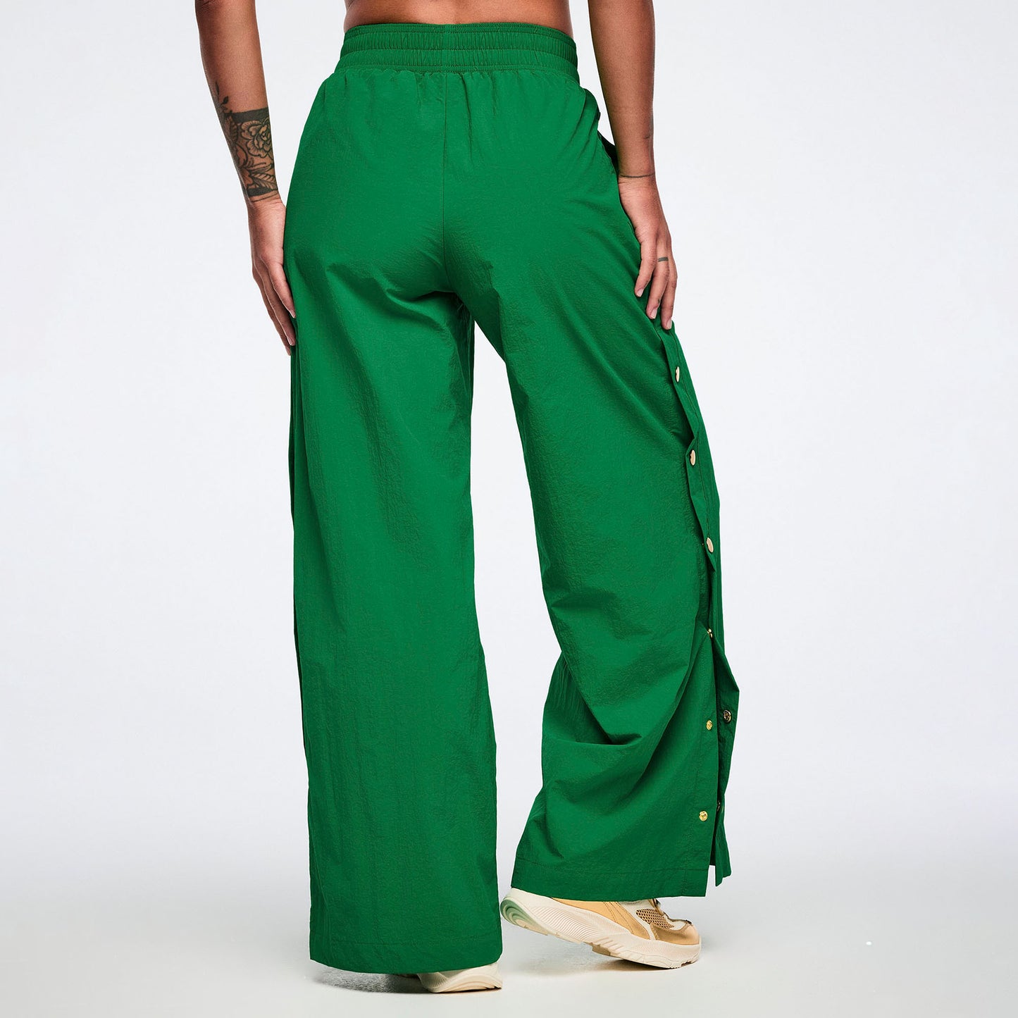 Worldwide Wide Leg Pants With Side Snaps Z1B000882