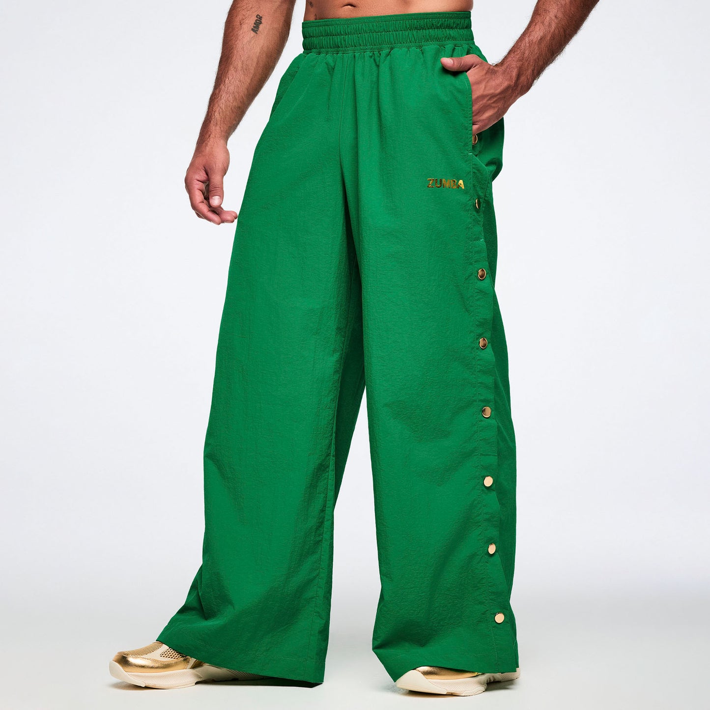 Worldwide Wide Leg Pants With Side Snaps Z1B000882